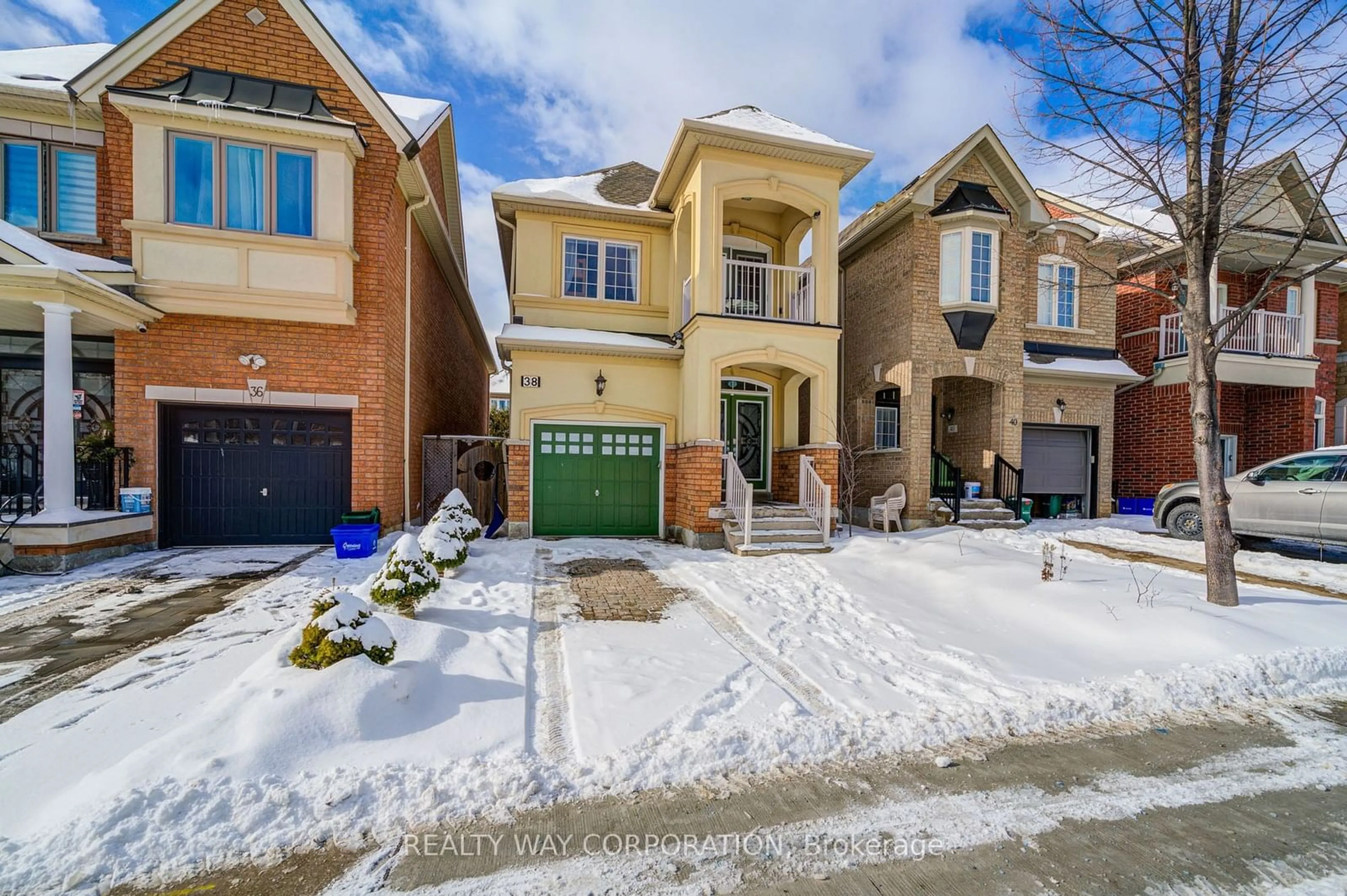 Home with brick exterior material, street for 38 Torah Gate, Vaughan Ontario L6A 0H3