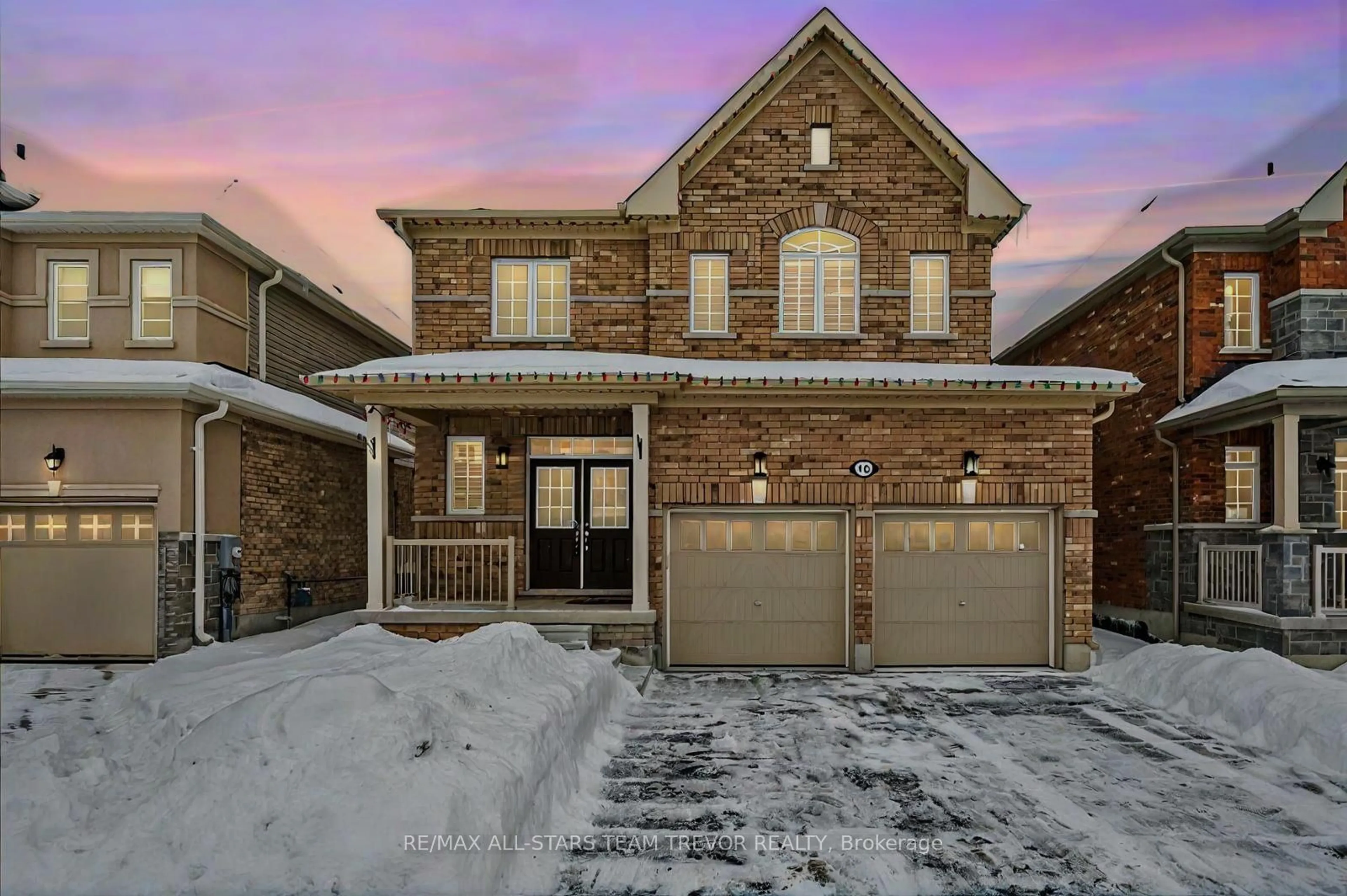 Home with brick exterior material, street for 16 Cliff Thompson Crt, Georgina Ontario L0E 1R0