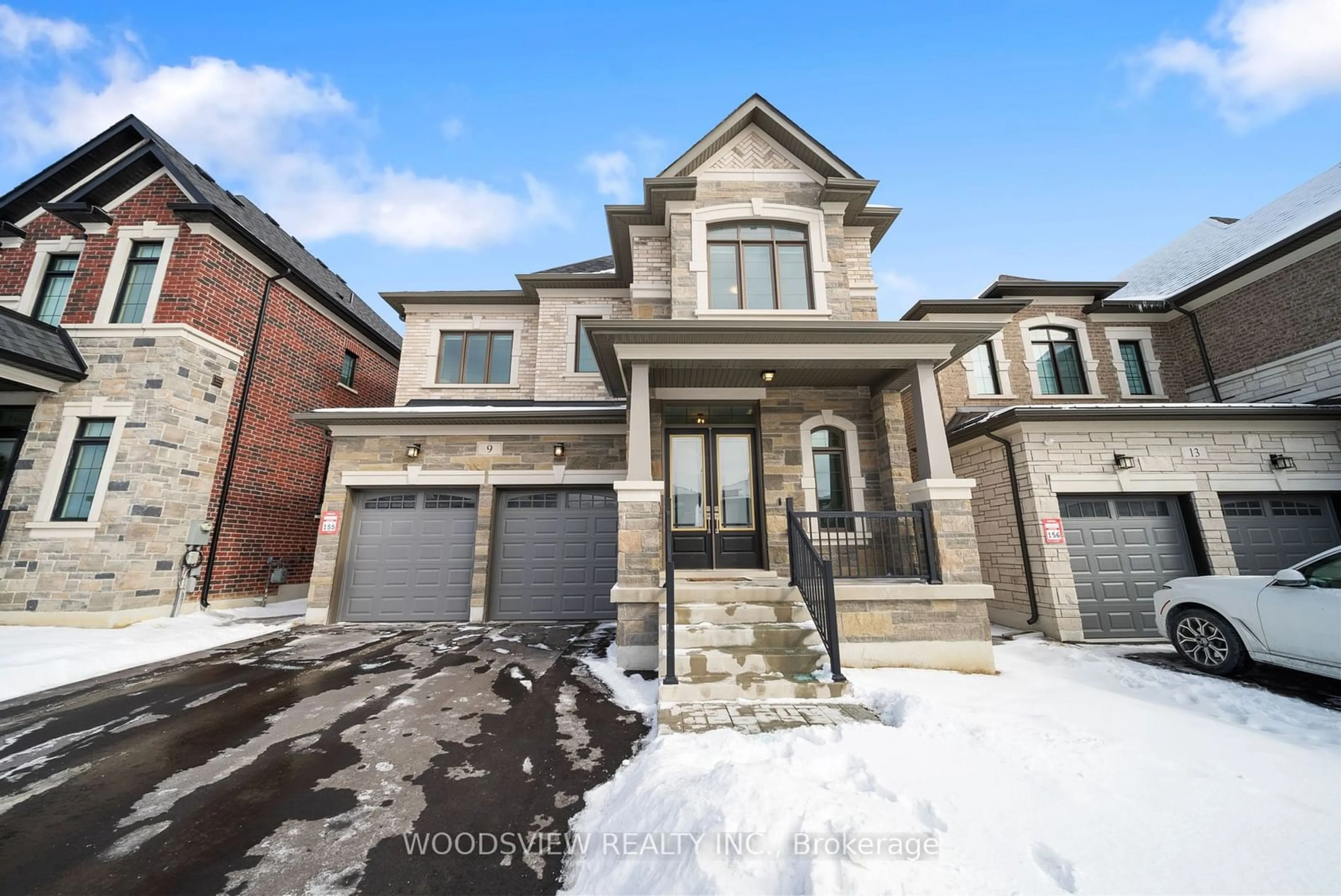 Home with brick exterior material, street for 9 Ballantyne Blvd, Vaughan Ontario L3L 0E9