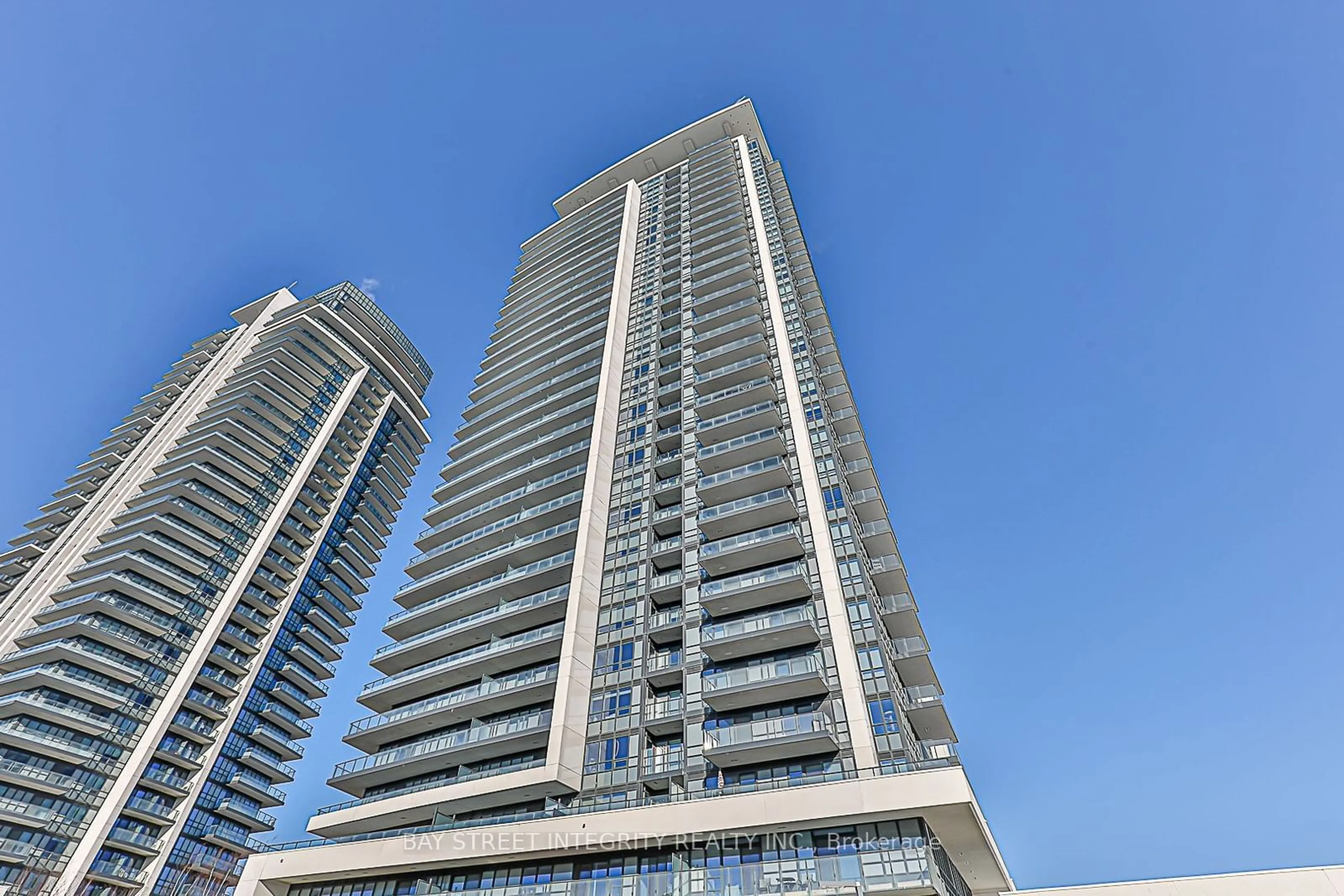 Balcony in the apartment, city buildings view from balcony for 38 Gandhi Lane #911, Markham Ontario L3T 0G9