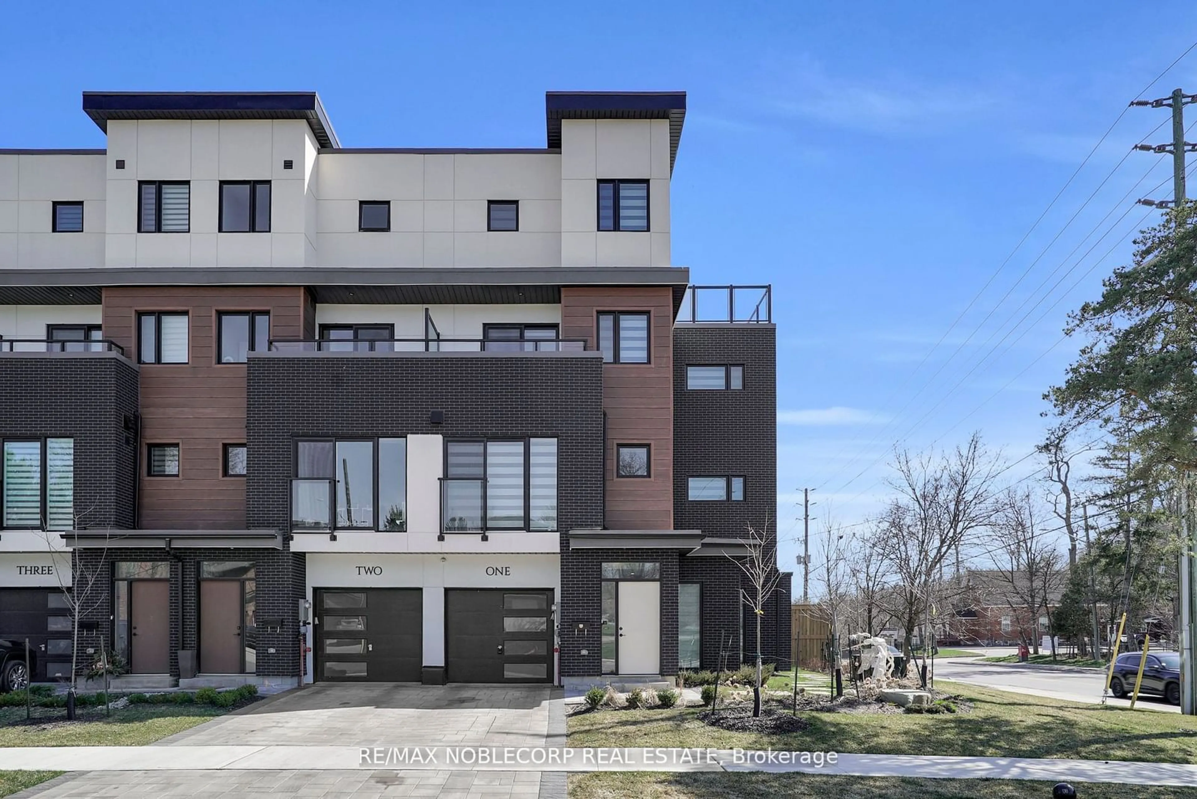 Home with brick exterior material, street for 1 Hartman Ave #1, Vaughan Ontario L4L 1R6