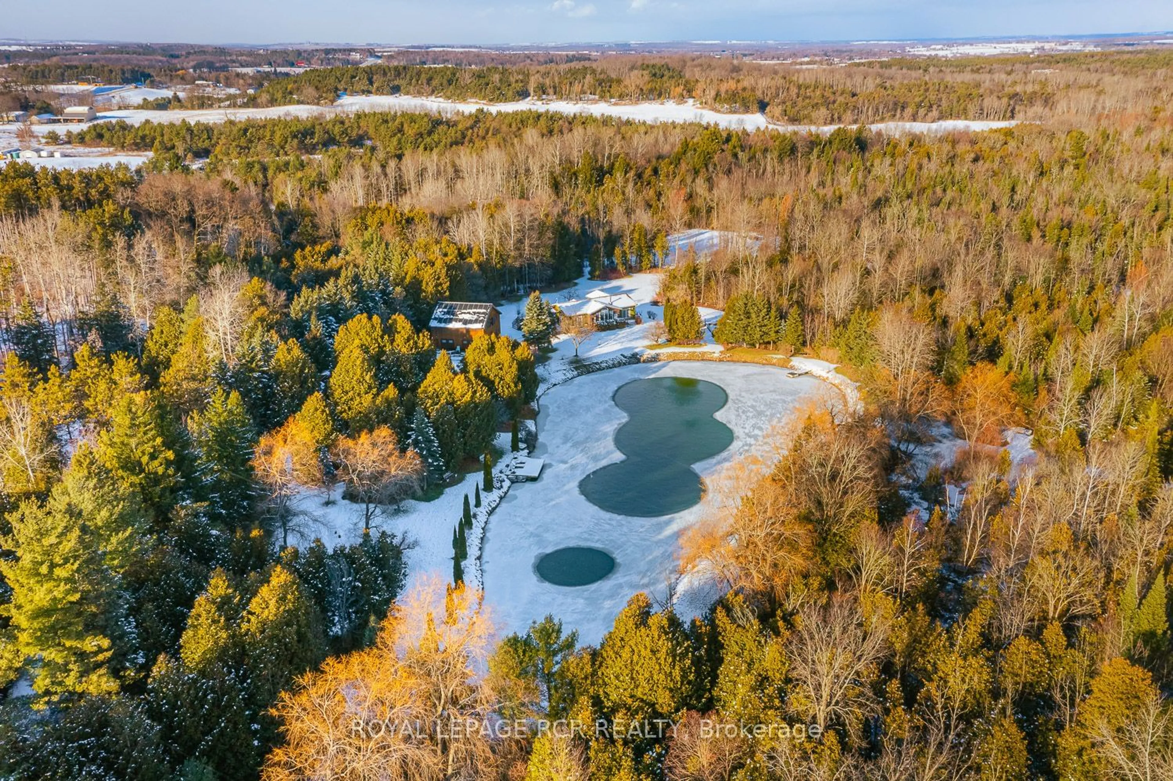 A pic from outside/outdoor area/front of a property/back of a property/a pic from drone, water/lake/river/ocean view for 7826 5th Sdrd, Adjala-Tosorontio Ontario L0N 1P0