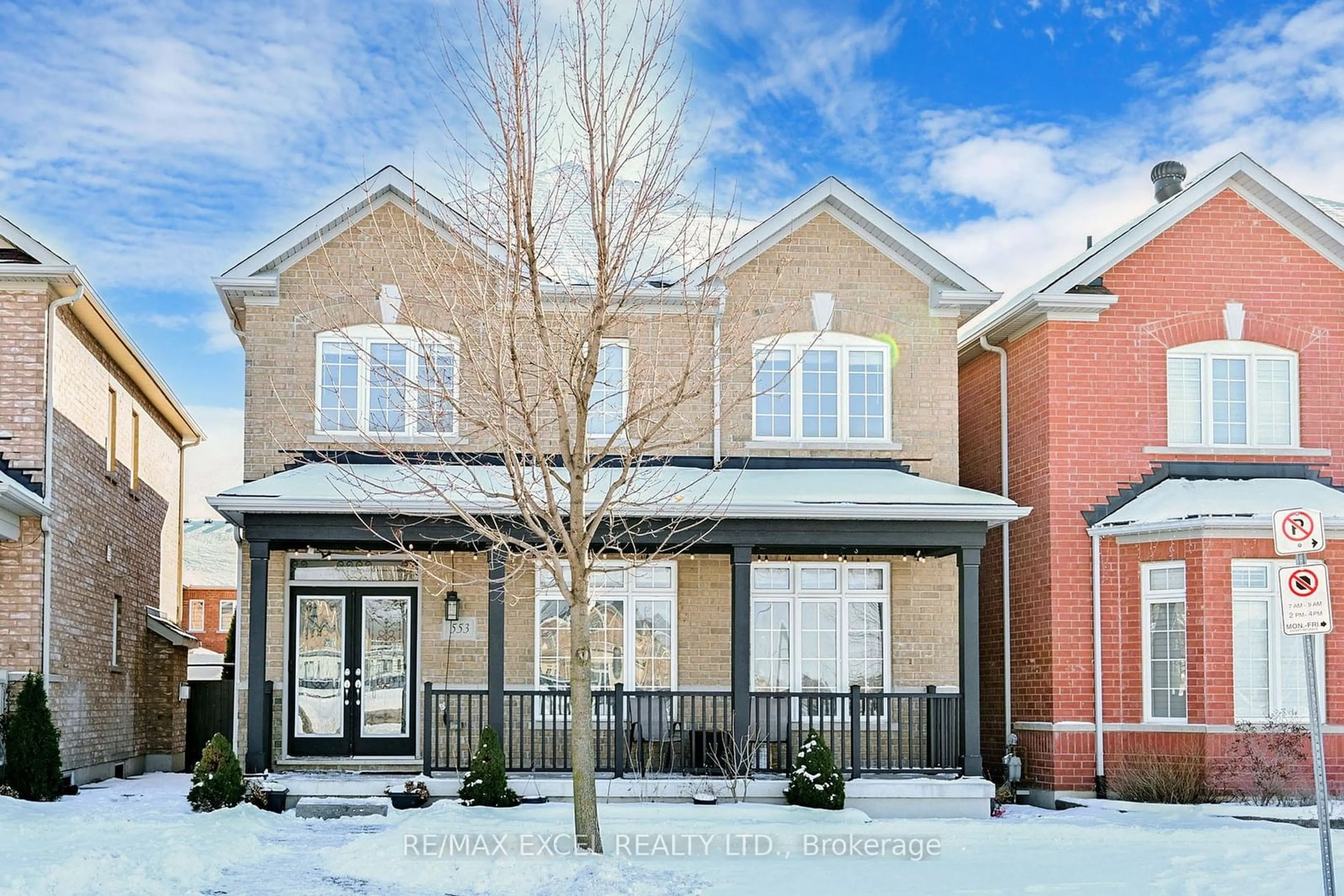 Home with brick exterior material, street for 553 Riverlands Ave, Markham Ontario L6B 0V3