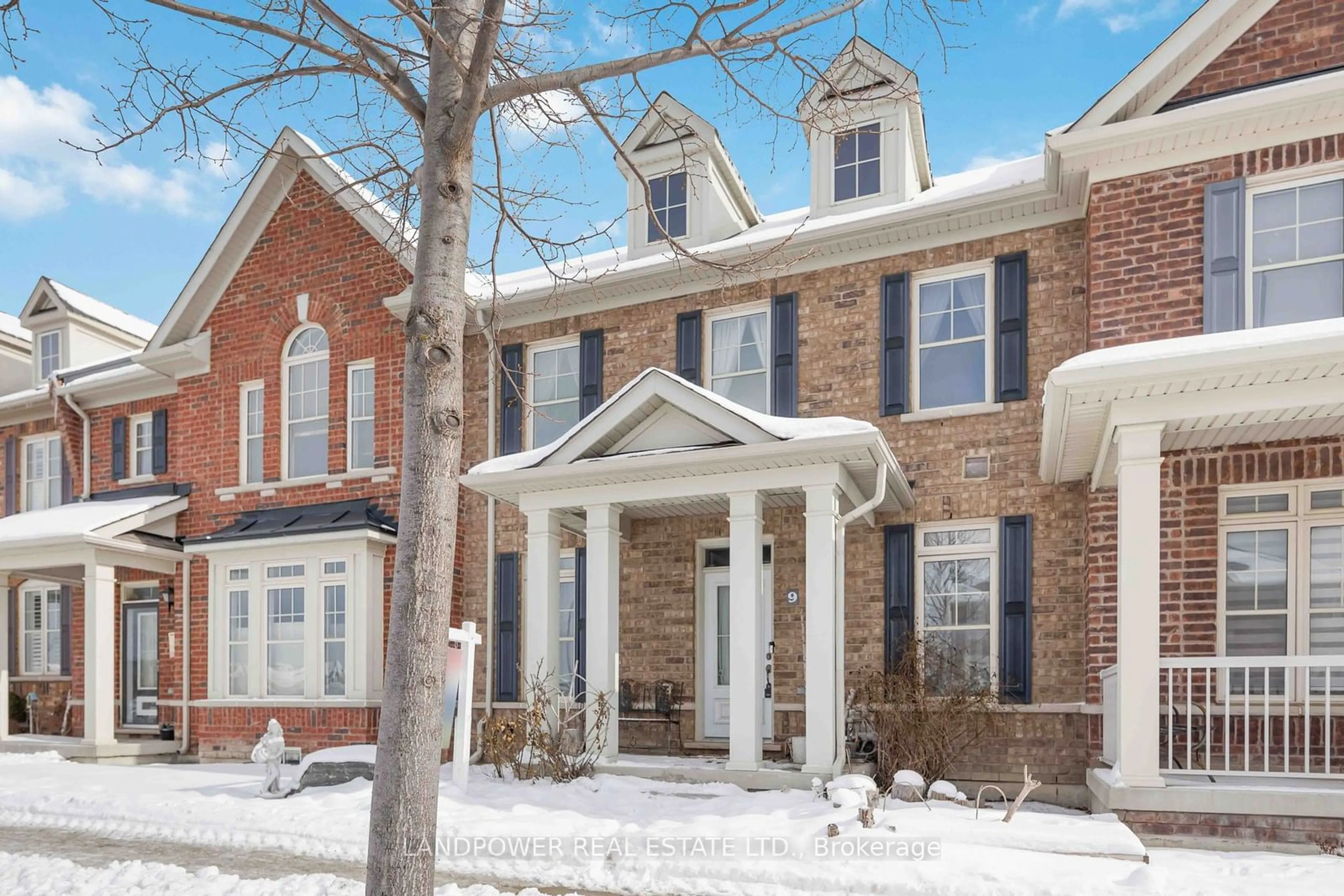 Home with brick exterior material, street for 9 Russell Dawson Rd, Markham Ontario L6C 0G7