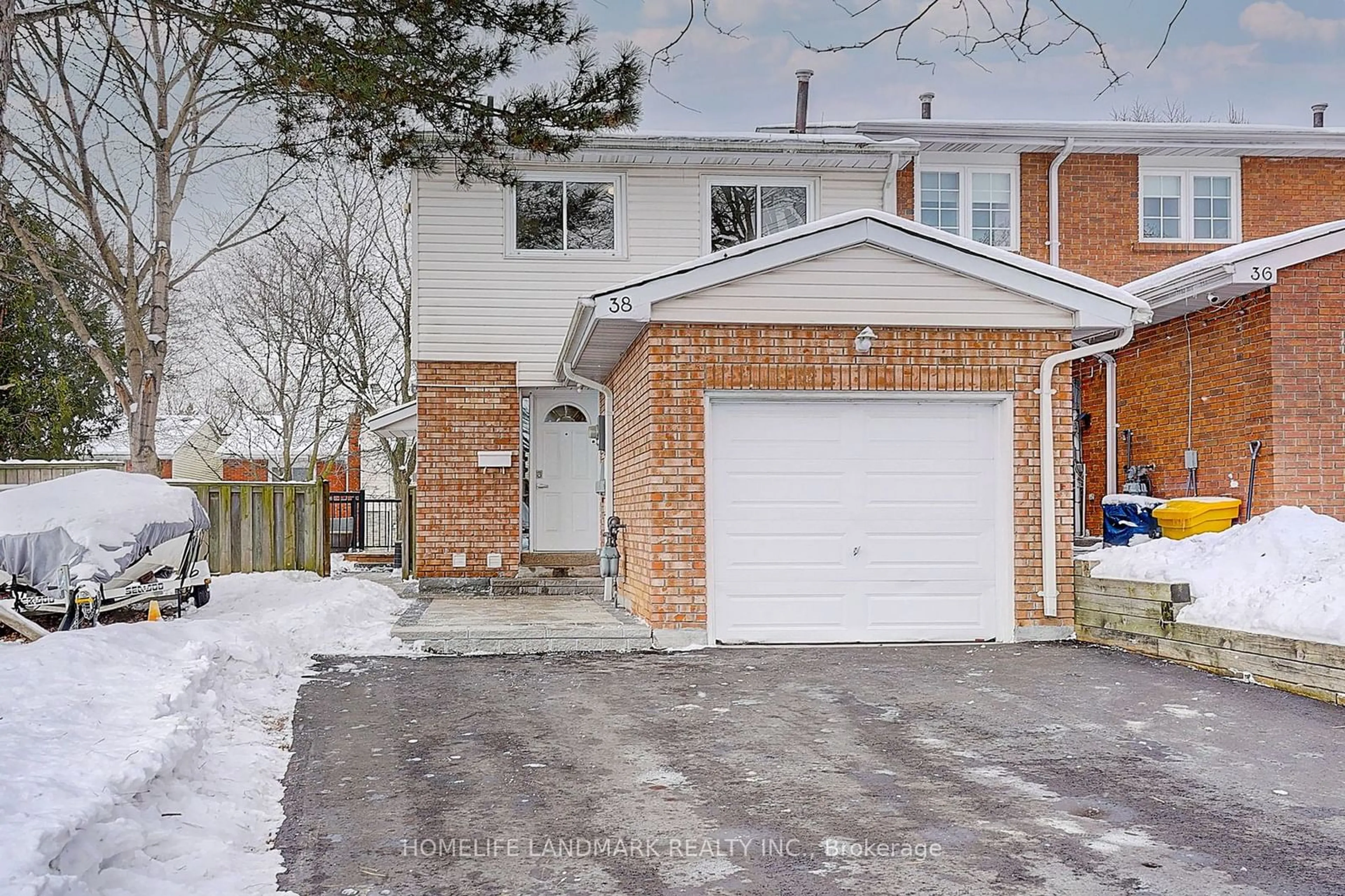 Home with brick exterior material, street for 38 West Borough St, Markham Ontario L3T 4X5