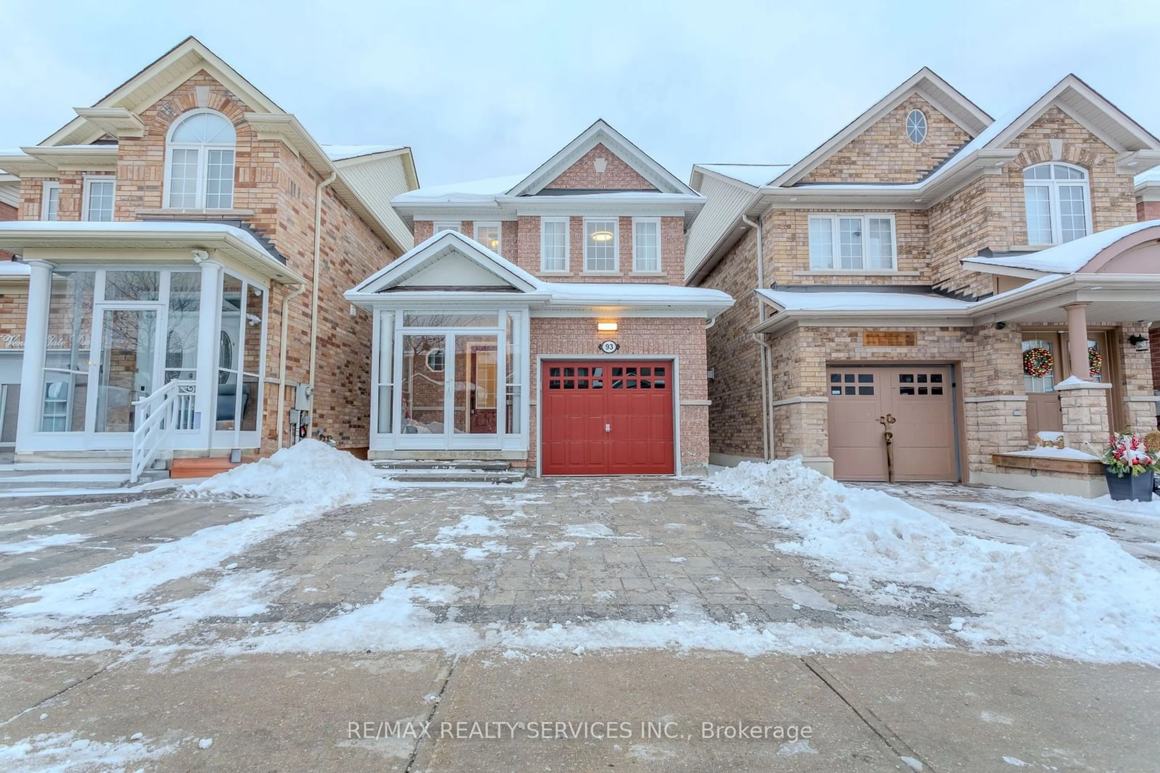 Home with brick exterior material, street for 93 Venice Gate Dr, Vaughan Ontario L4H 0E8