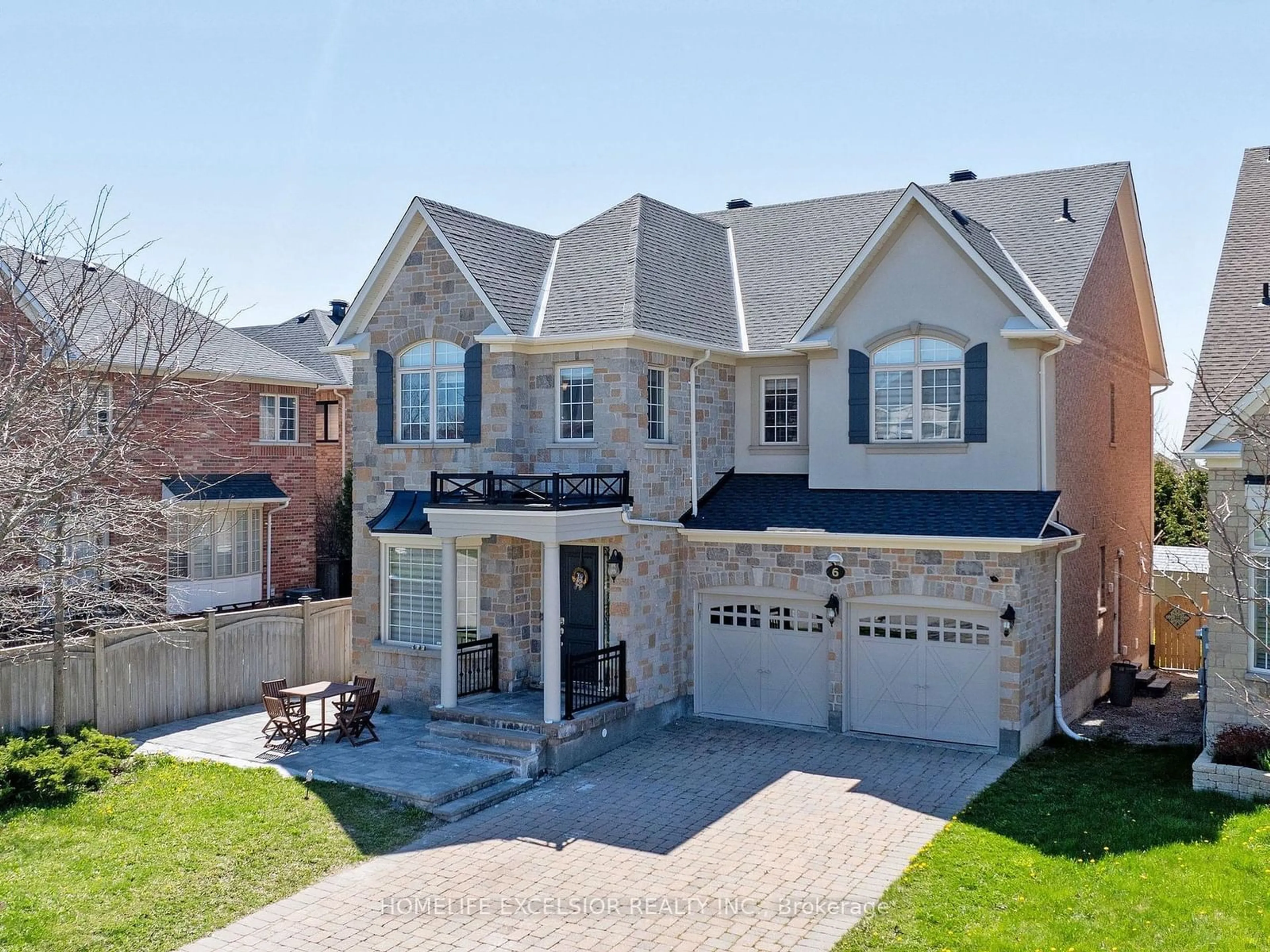 Home with brick exterior material, street for 6 Dietzman Crt, Richmond Hill Ontario L4E 4X6