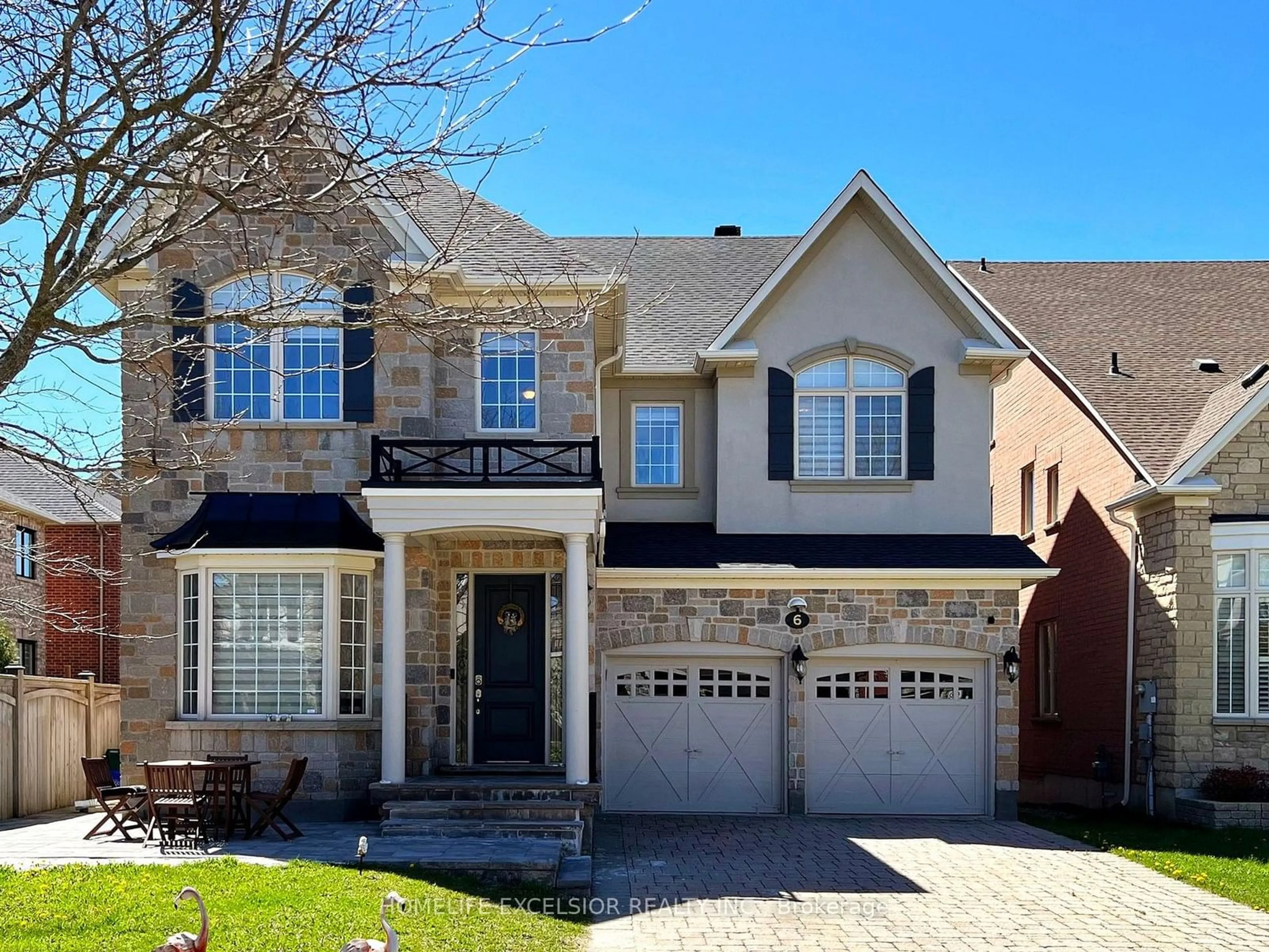 Home with brick exterior material, street for 6 Dietzman Crt, Richmond Hill Ontario L4E 4X6