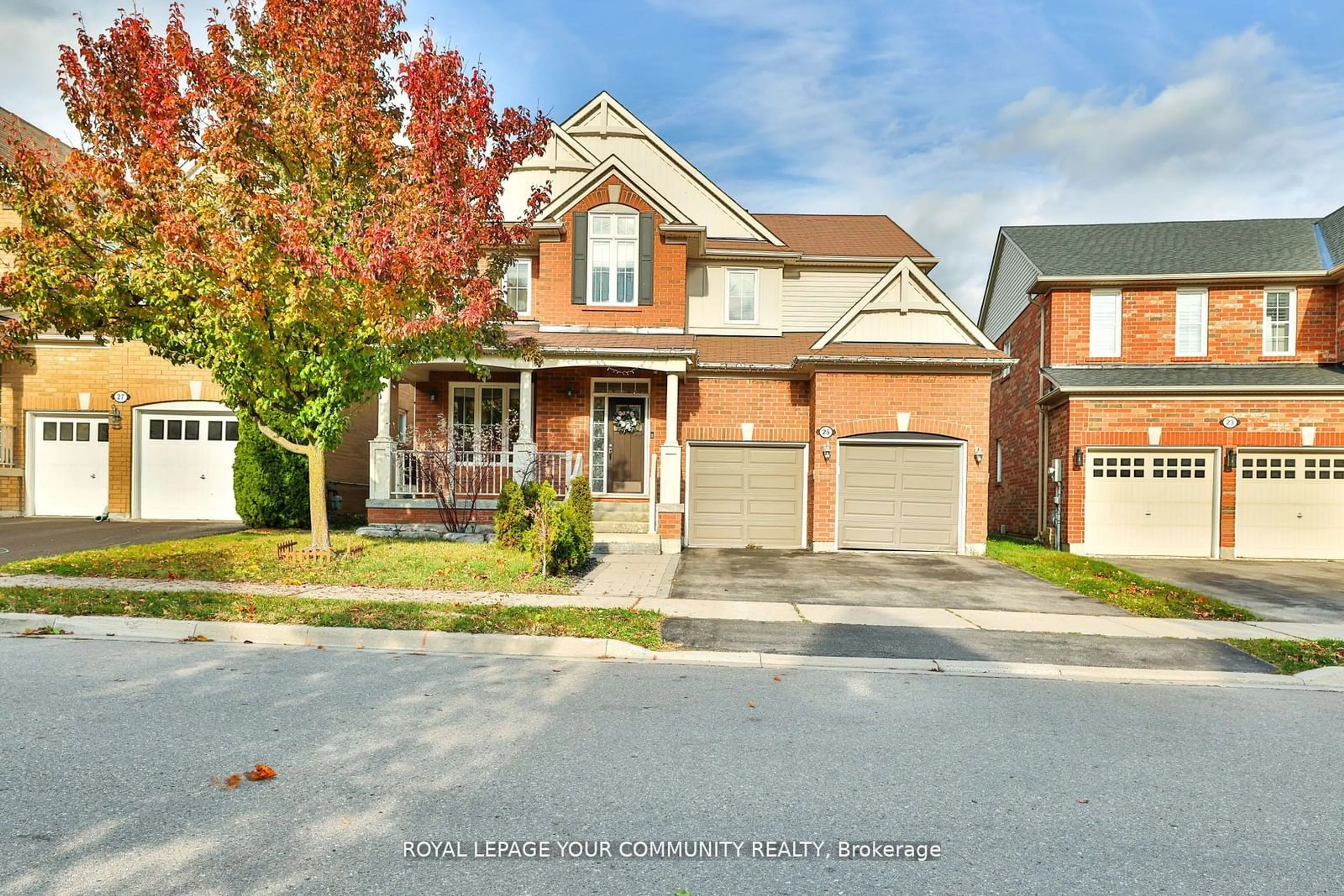 Home with brick exterior material, street for 25 Cliff Gunn Rd, Newmarket Ontario L3X 3J8