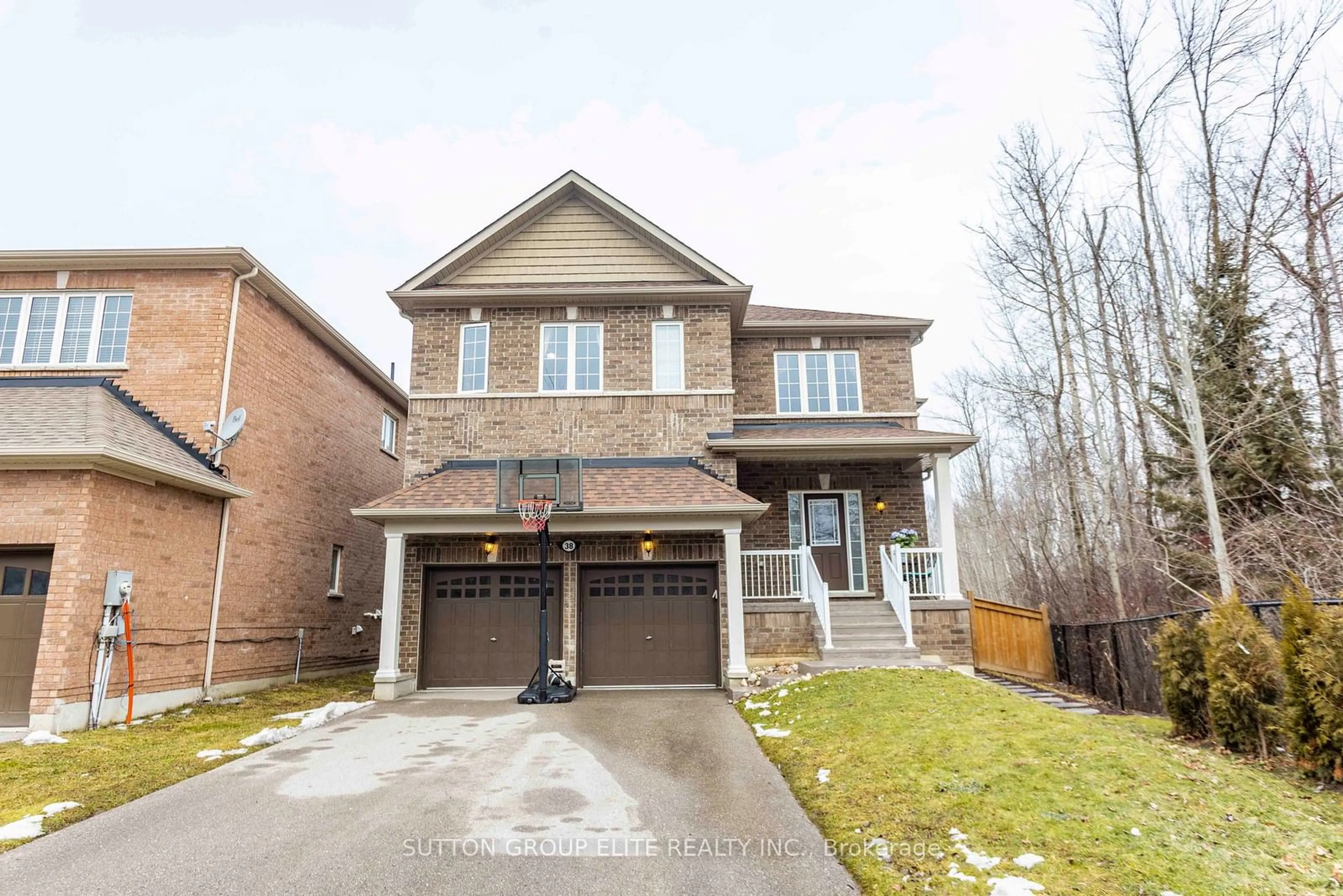 Home with brick exterior material, street for 38 Richmond Park Dr, Georgina Ontario L4P 0H2