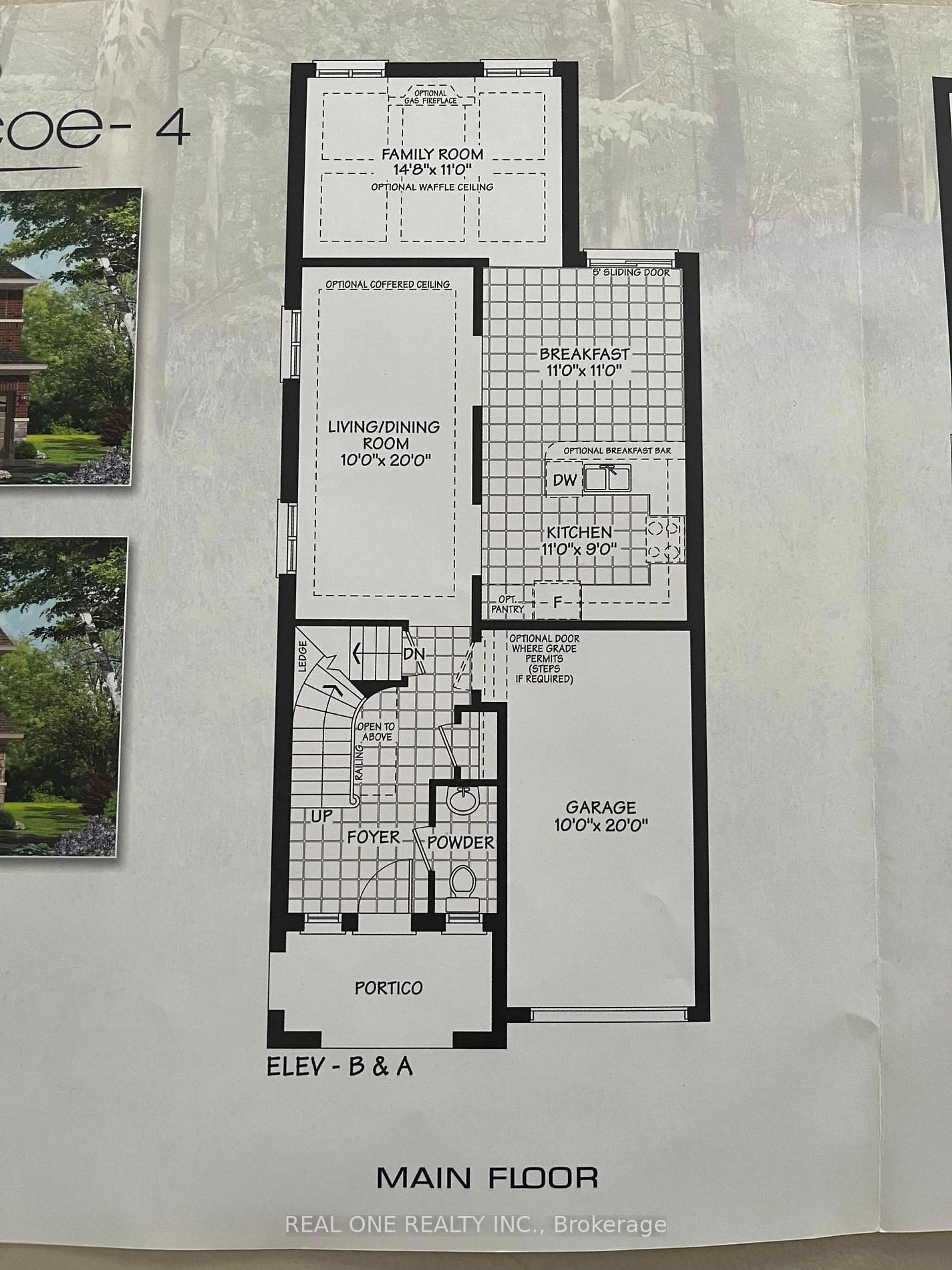 Floor plan for 4D Jeanne Pynn Ave, Georgina Ontario L0E 1R0