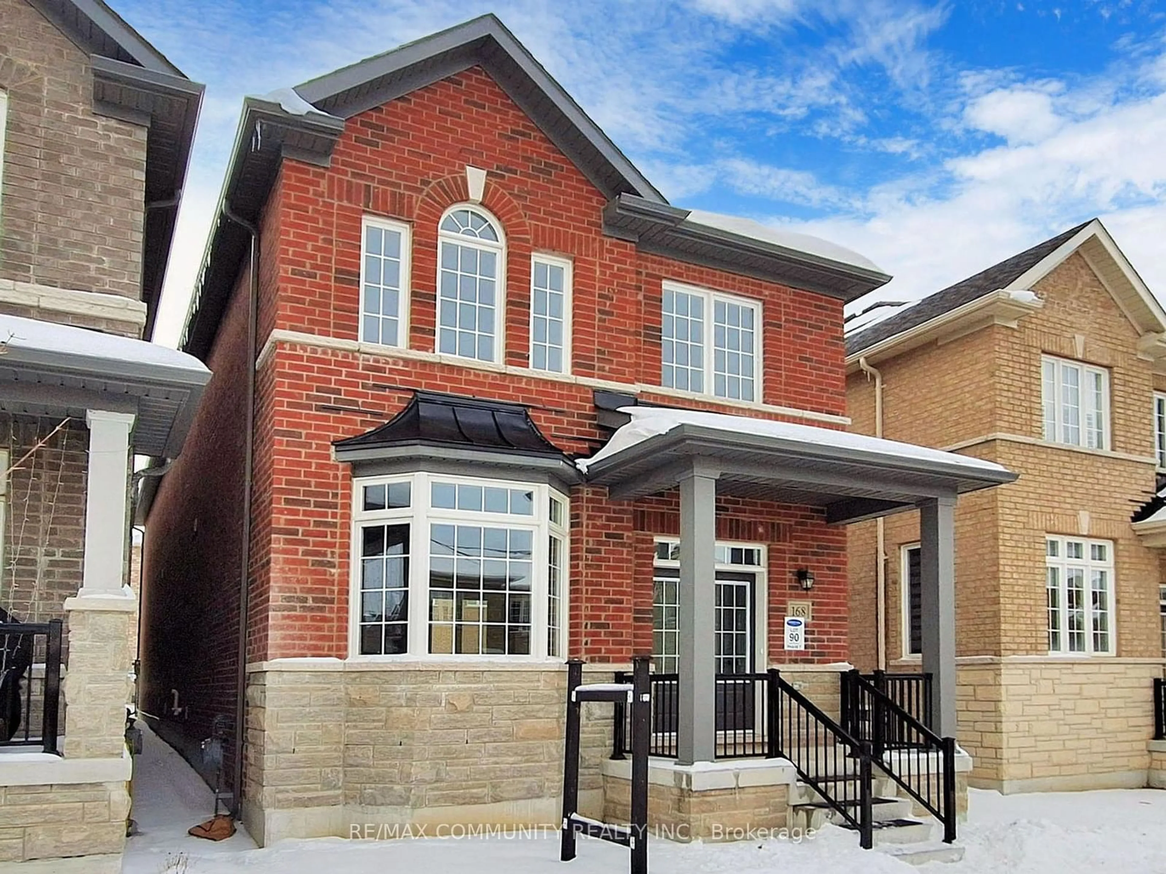 Home with brick exterior material, street for 168 Webb St, Markham Ontario L6B 0V5