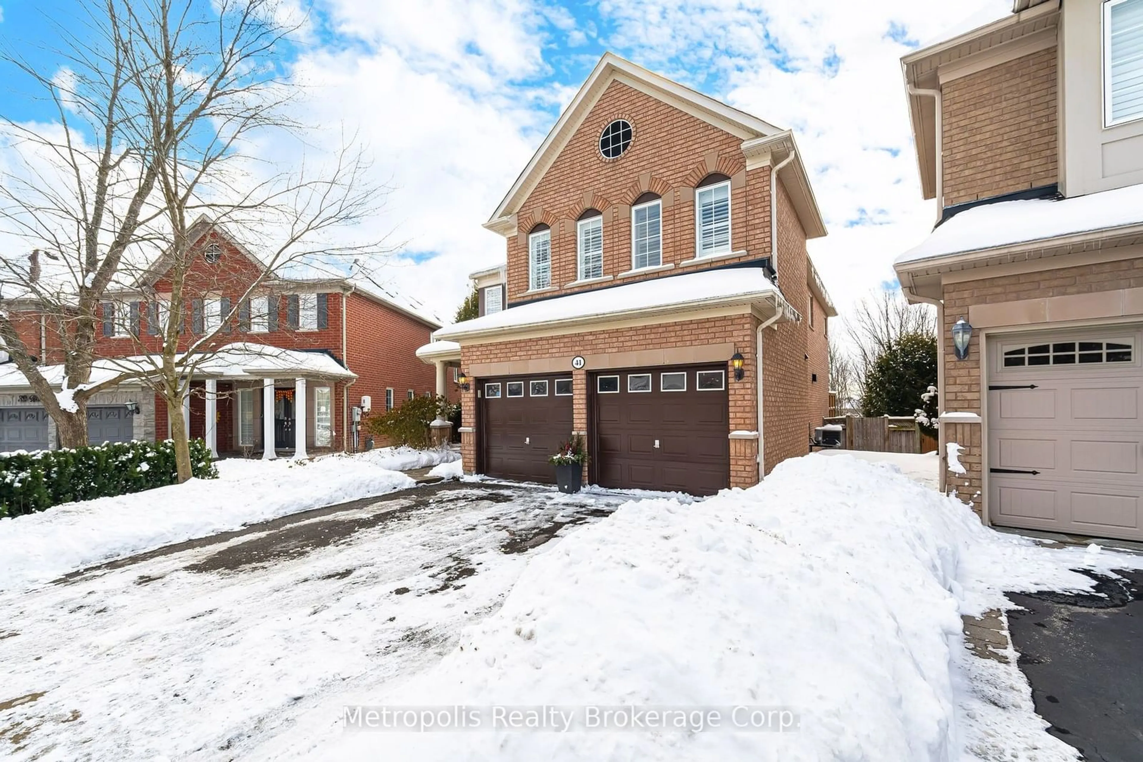 Home with brick exterior material, street for 41 Richvalley Cres, Richmond Hill Ontario L4E 4C9