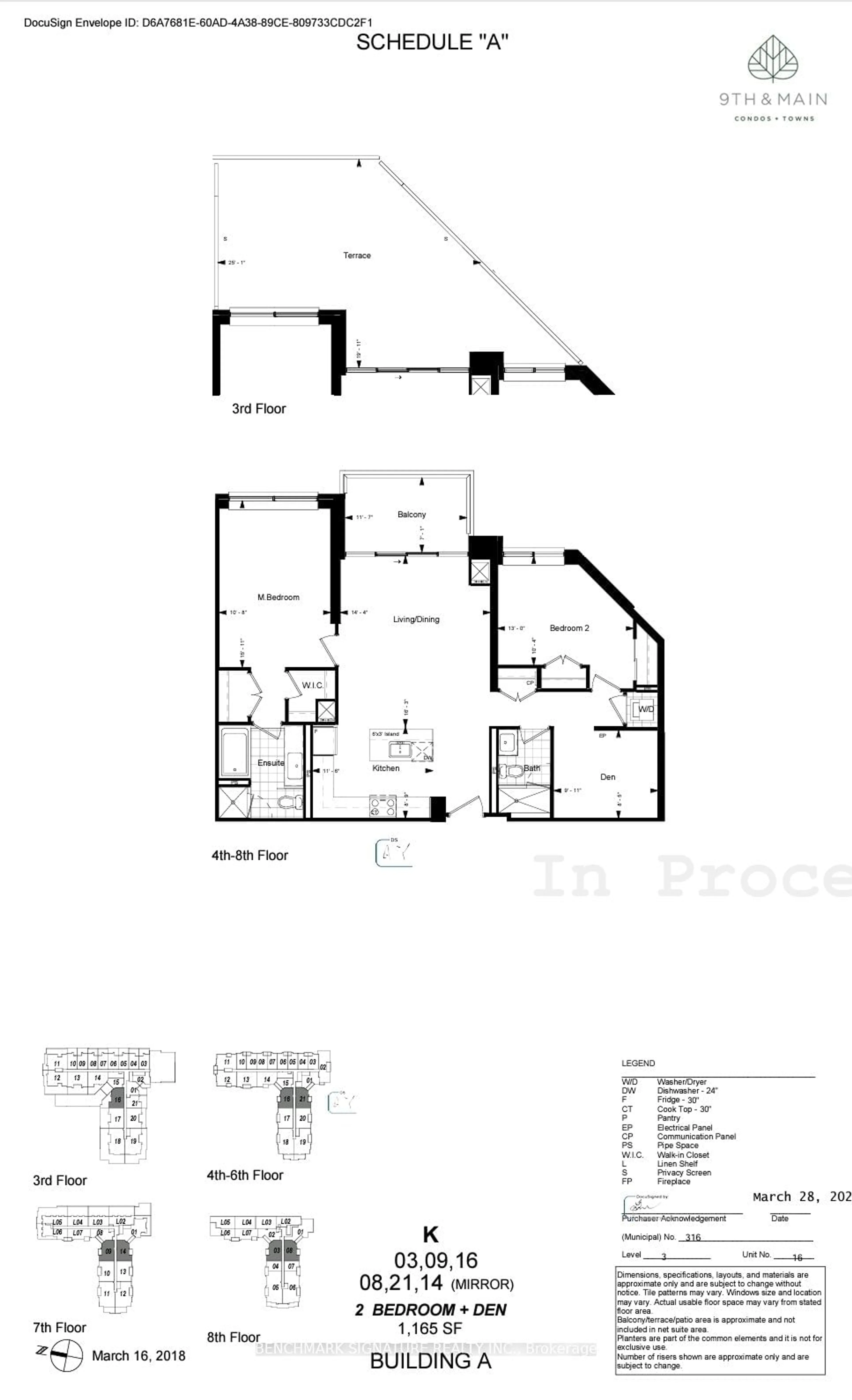 Floor plan for 11782 Ninth Line #316A, Whitchurch-Stouffville Ontario L4A 5E9