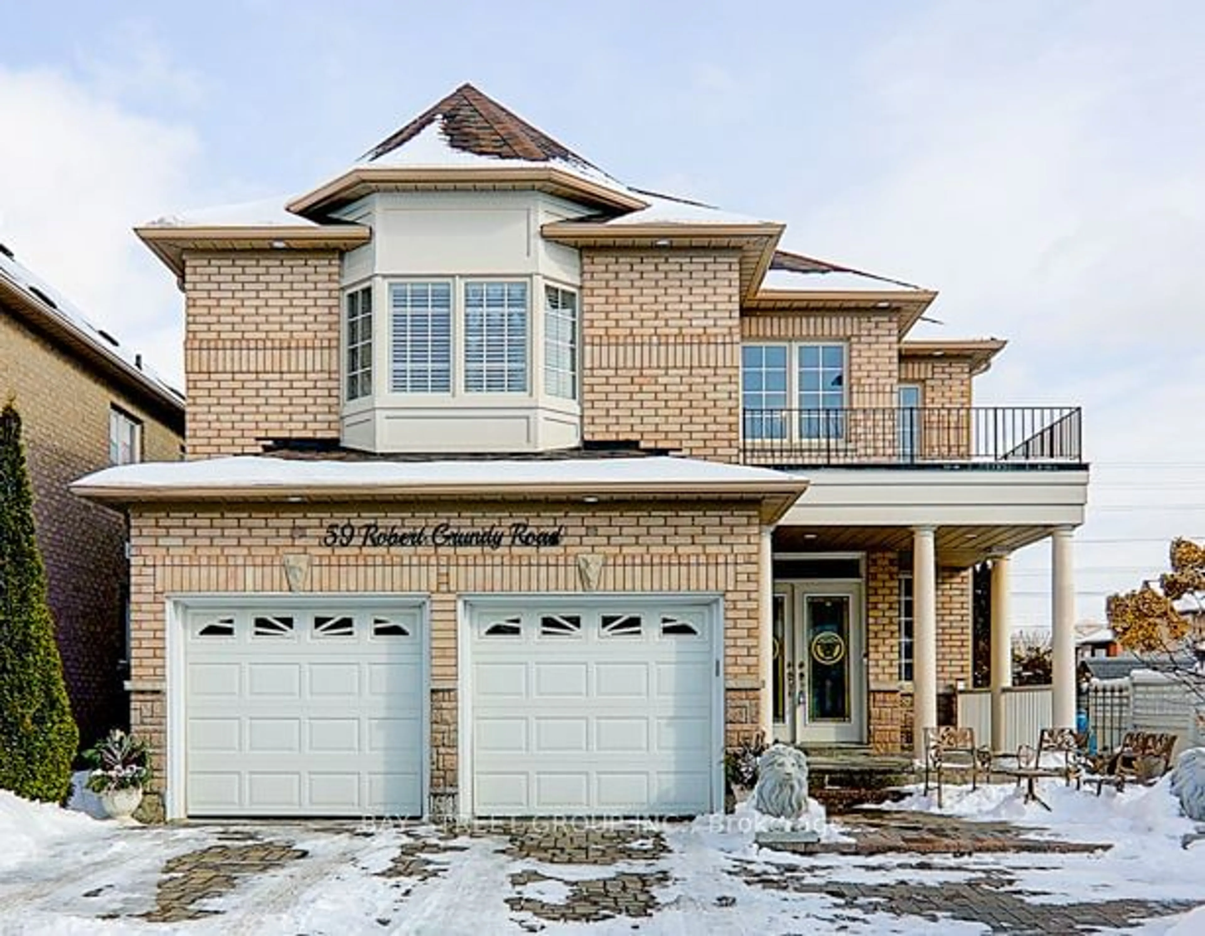 Home with brick exterior material, street for 59 Robert Grundy Rd, Markham Ontario L6C 3A3