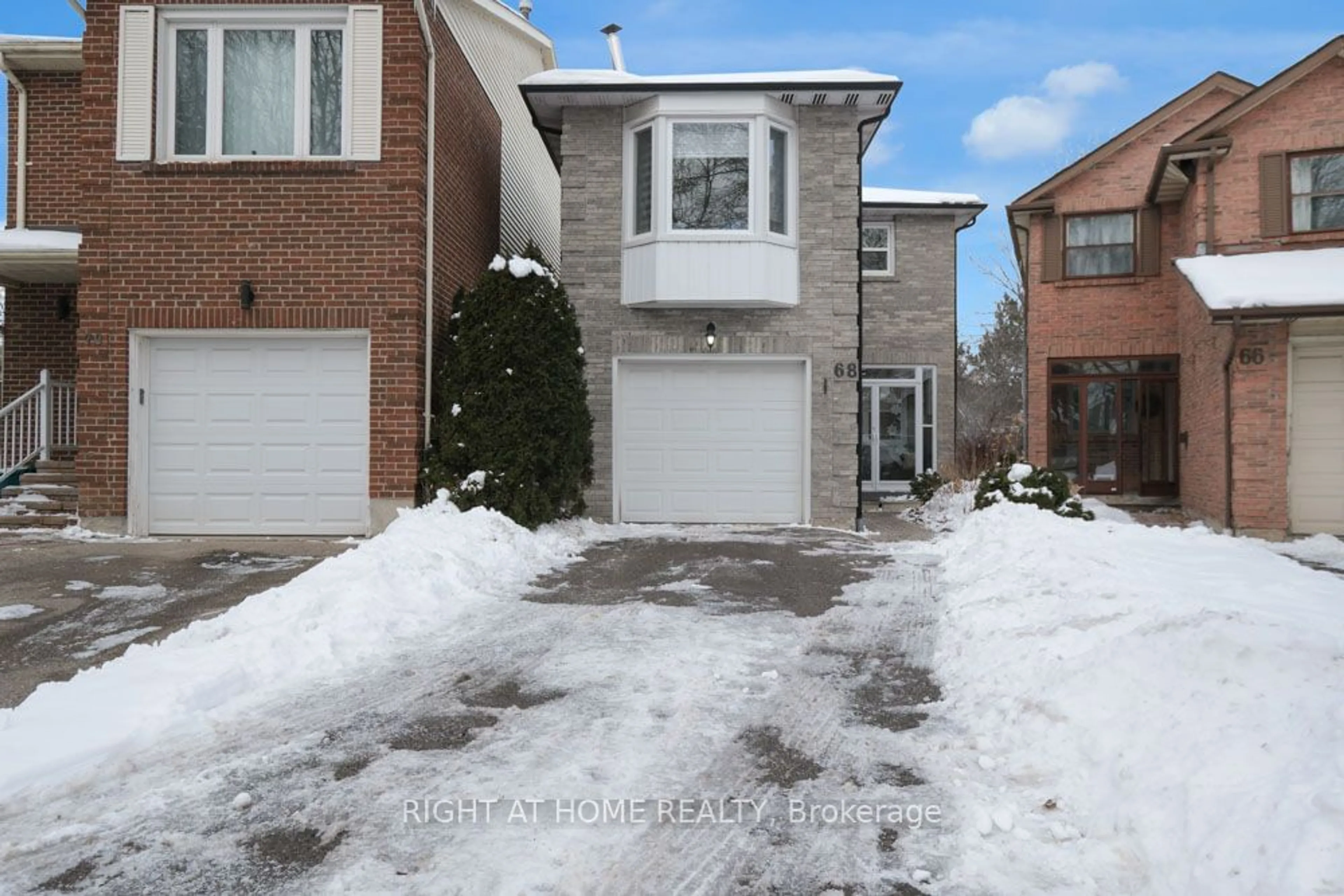 Home with brick exterior material, street for 68 Baywood Crct, Markham Ontario L3T 5W3