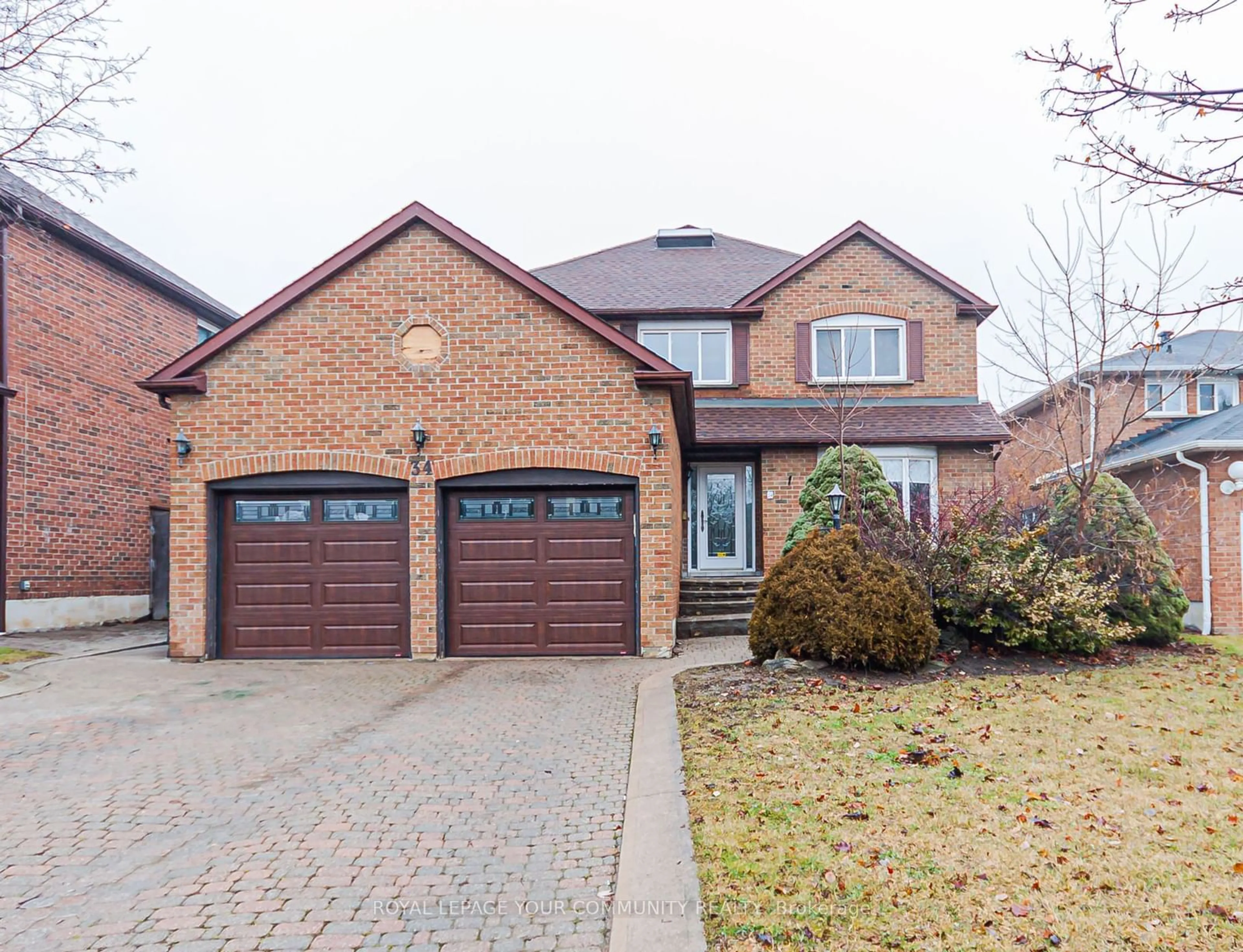 Home with brick exterior material, street for 34 Beasley Dr, Richmond Hill Ontario L4C 7Z5