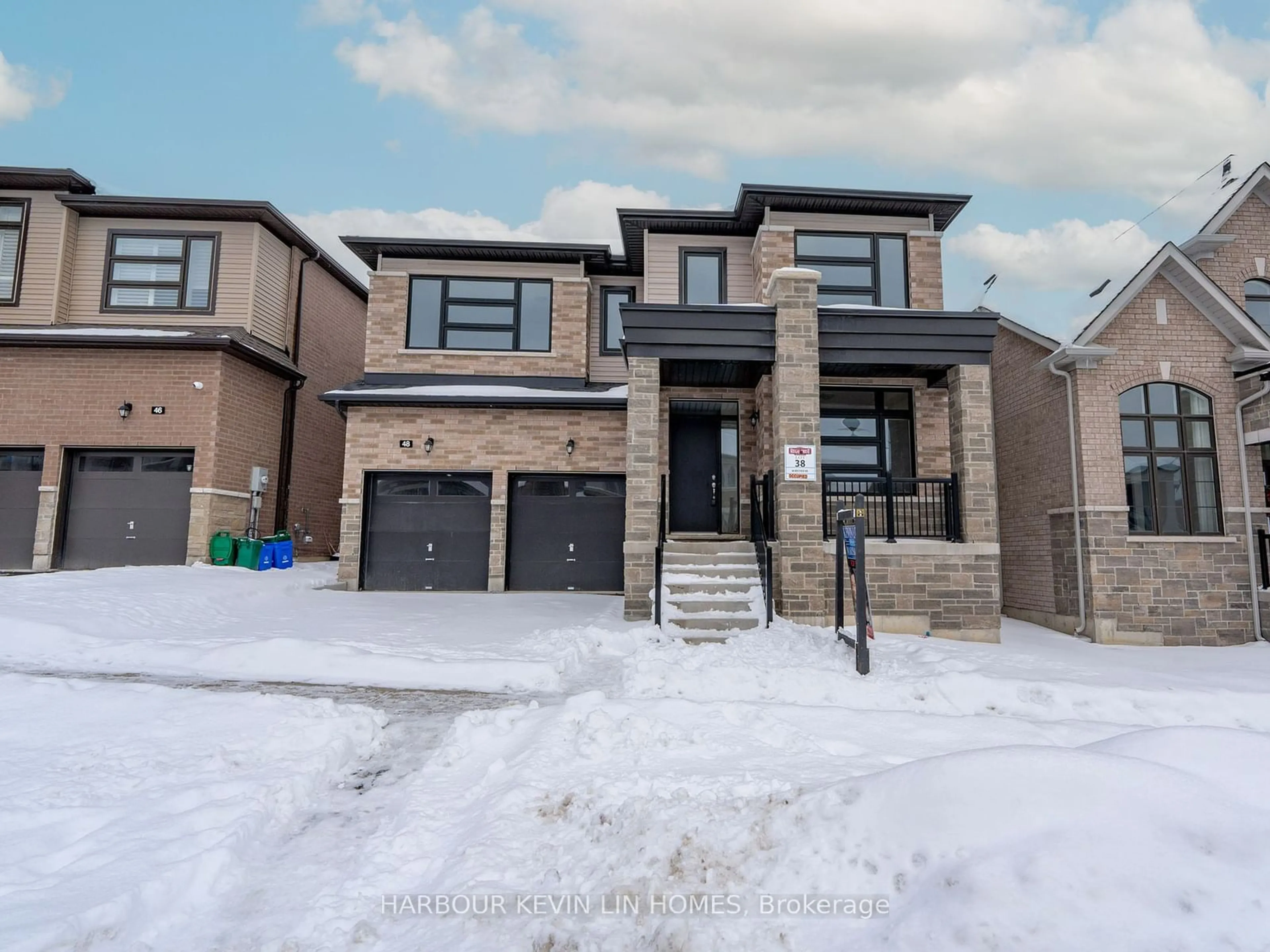 Home with brick exterior material, street for 48 Bostock Dr, Georgina Ontario L4P 0T1