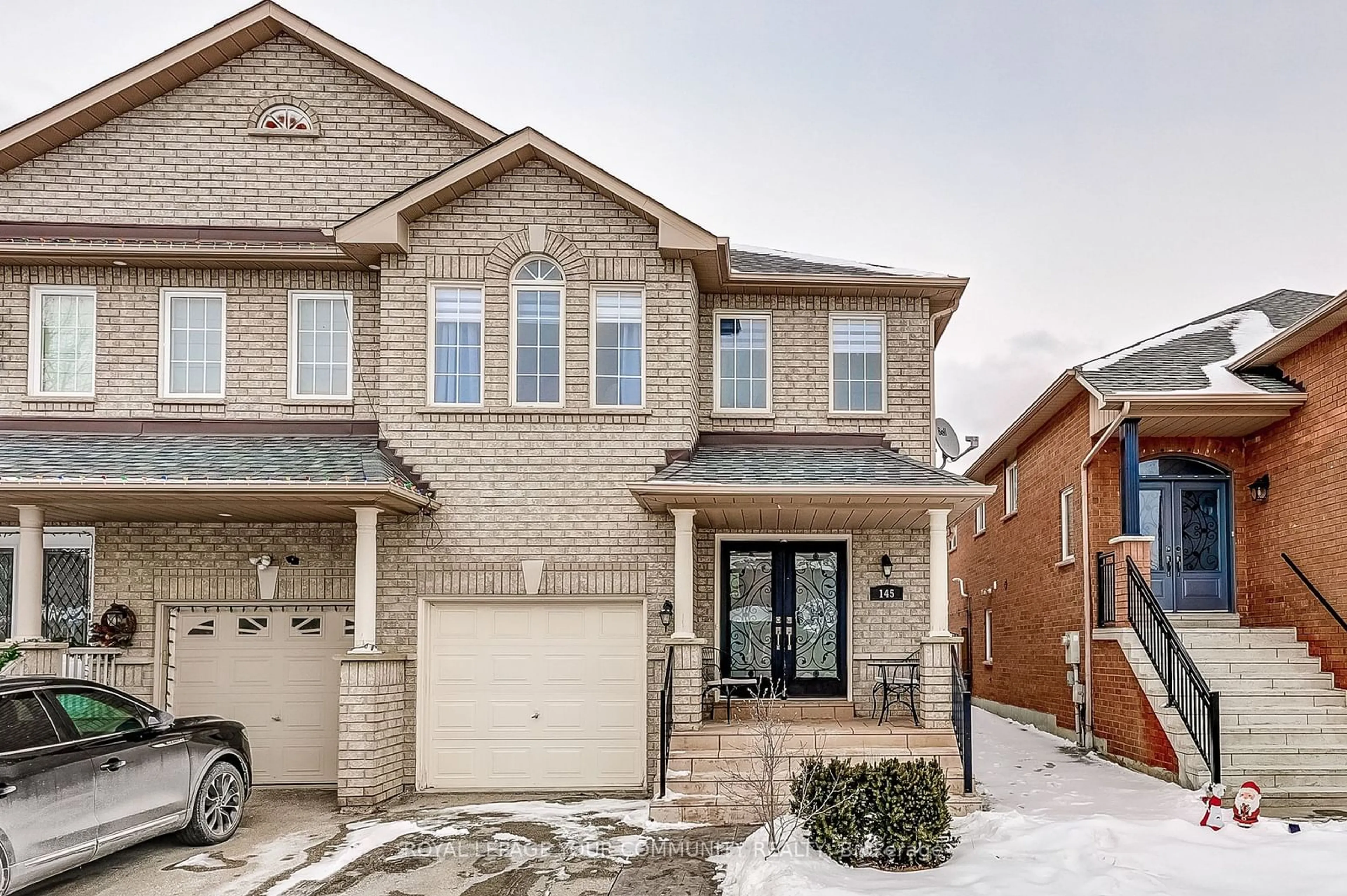 Home with brick exterior material, street for 145 Castle Park Blvd, Vaughan Ontario L4H 1X6