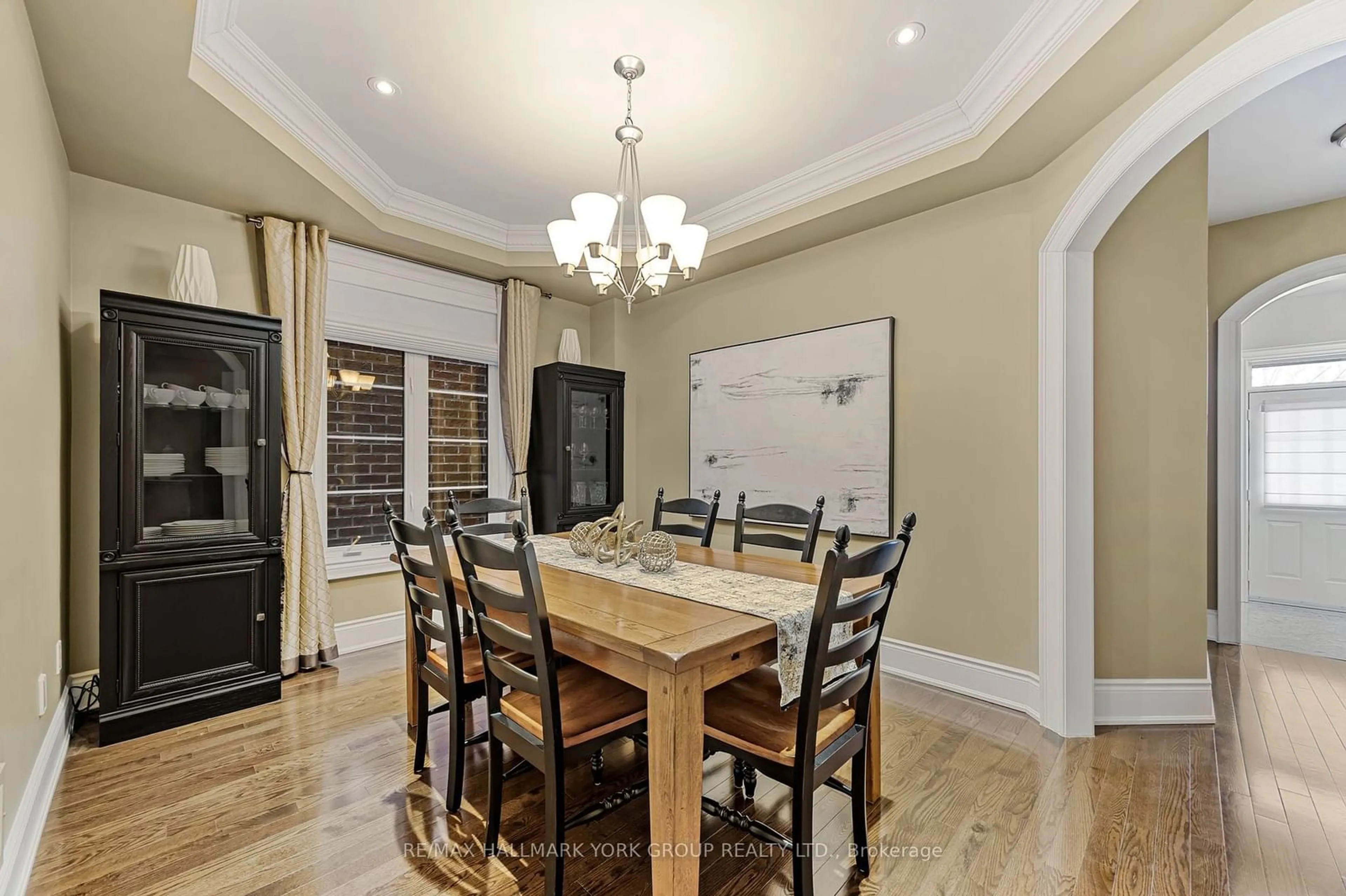 Dining room, wood/laminate floor for 484 Worthington Ave #8, Richmond Hill Ontario L4E 0E2