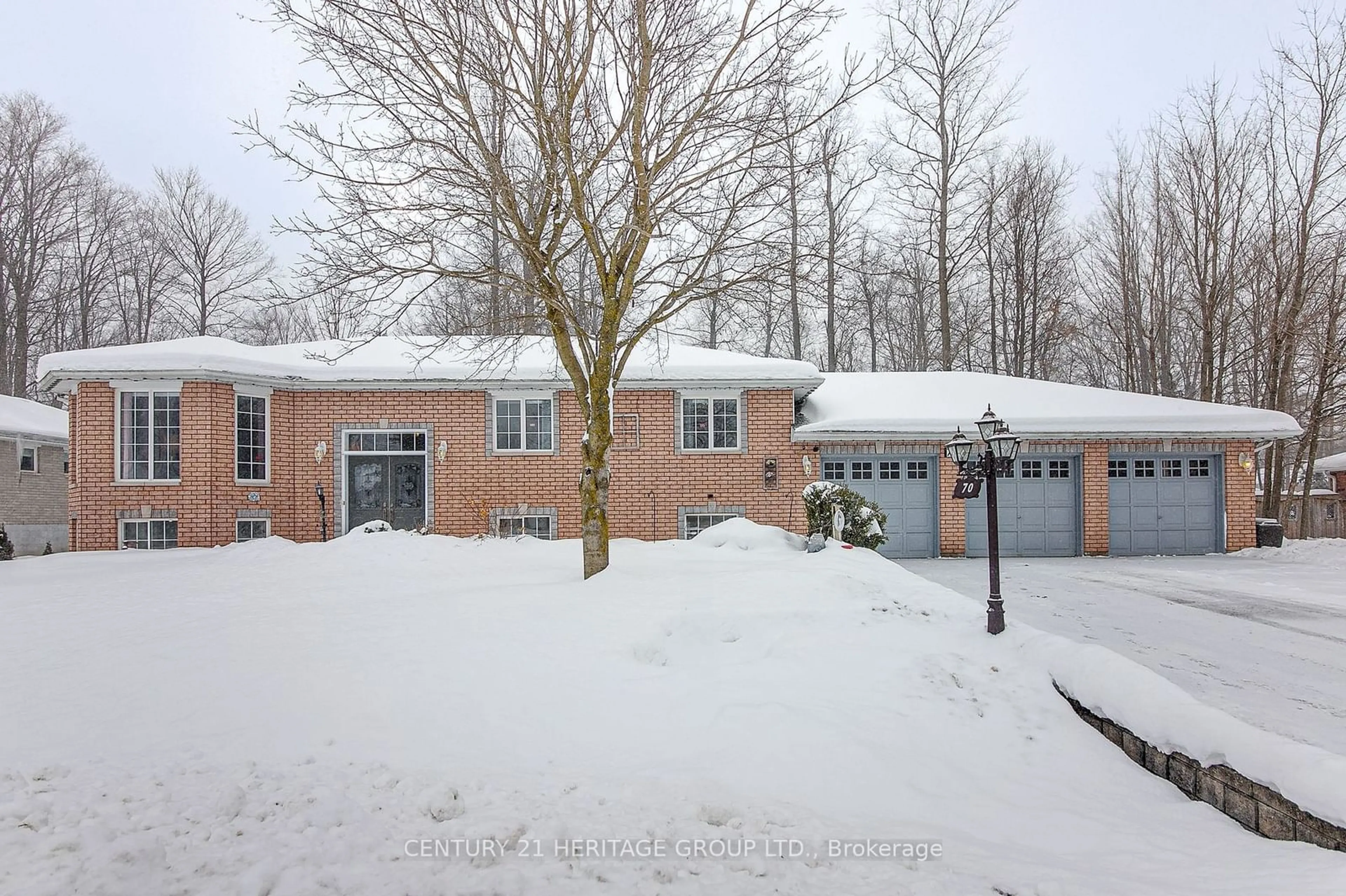 Home with brick exterior material, street for 70 Moore Ave, Adjala-Tosorontio Ontario L0M 1J0