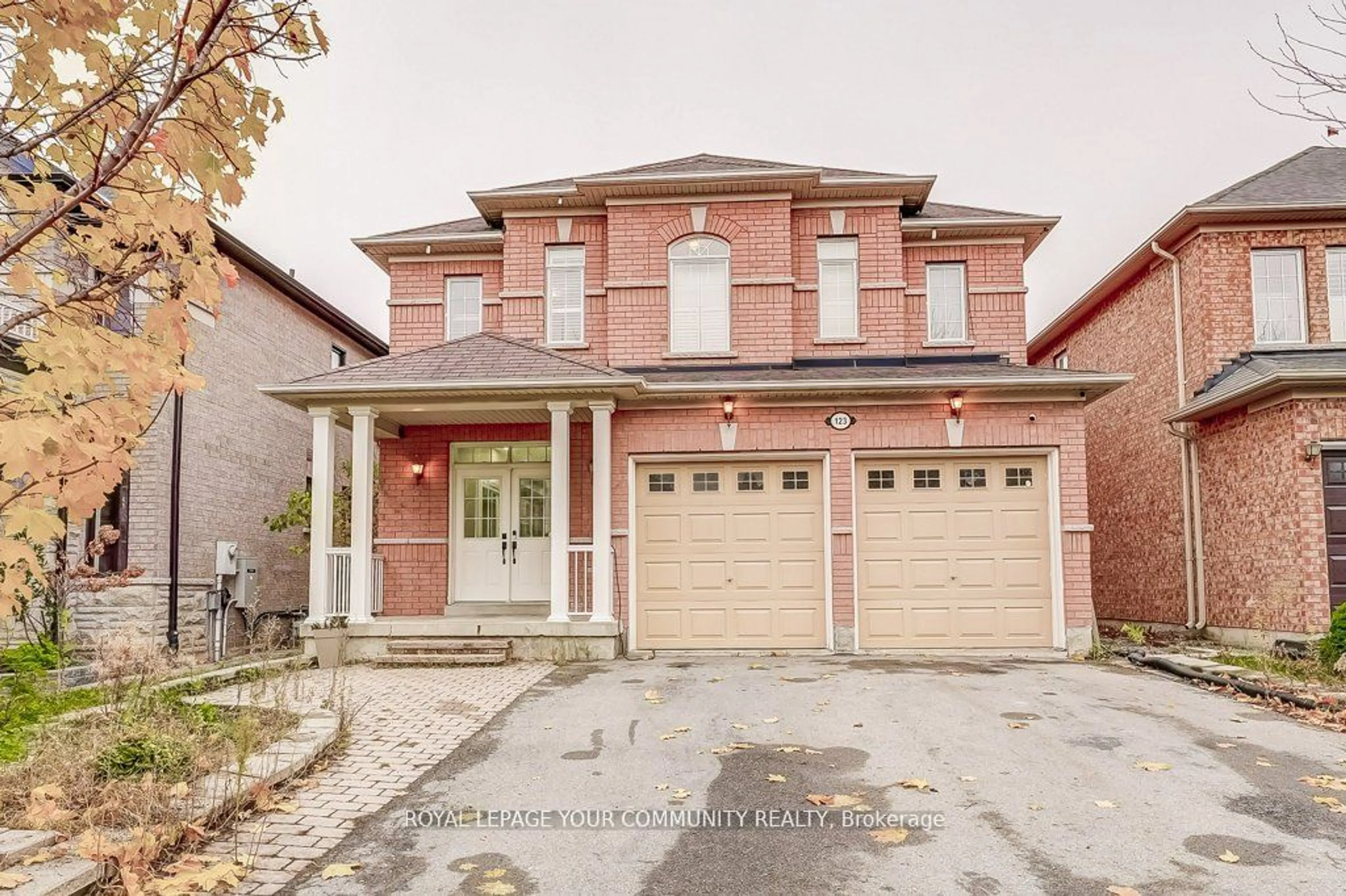 Home with brick exterior material, street for 123 Golden Orchard Rd, Vaughan Ontario L6A 0M7