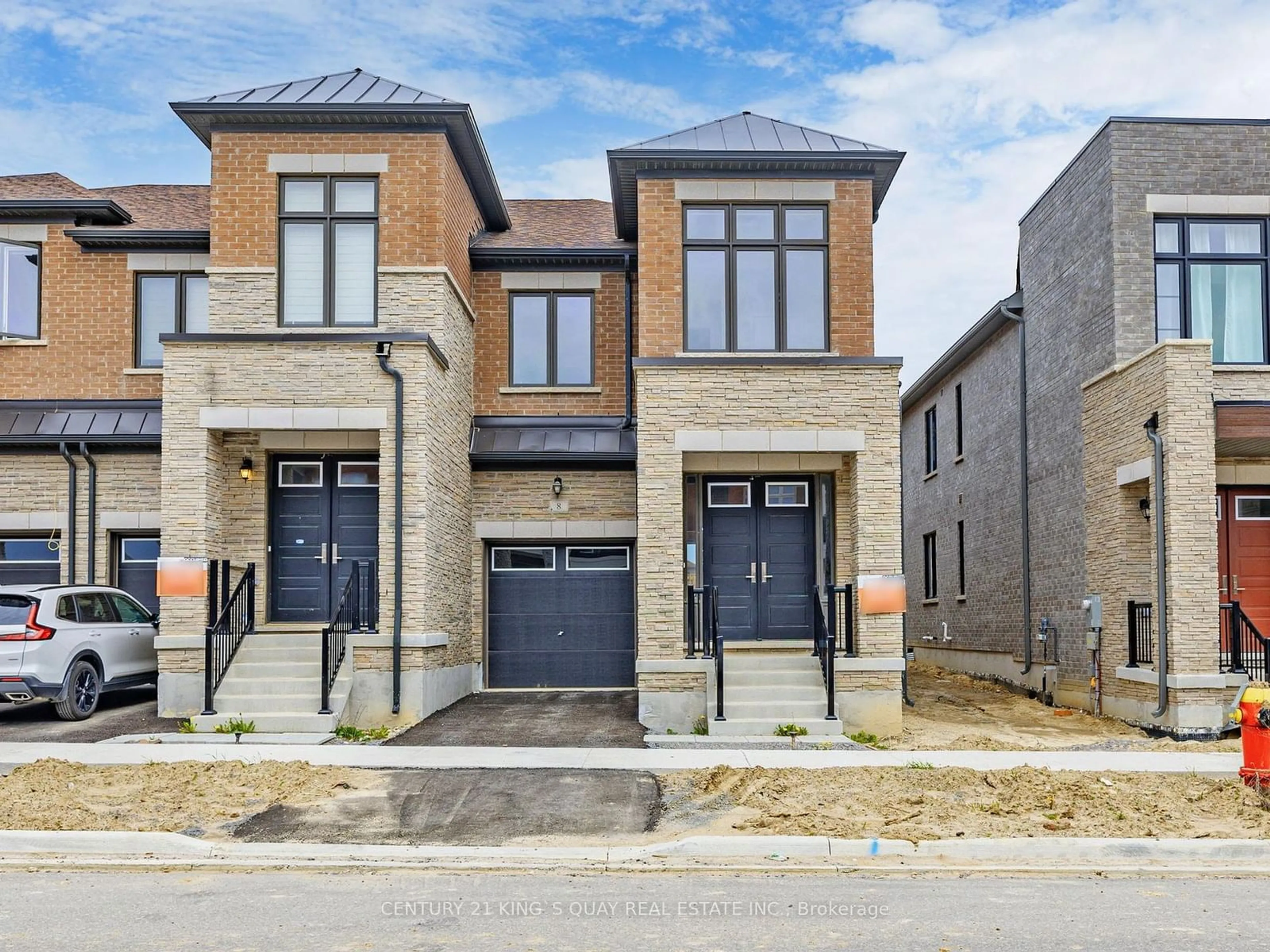 Home with brick exterior material, street for 8 Schmeltzer Cres, Richmond Hill Ontario L4E 1K8