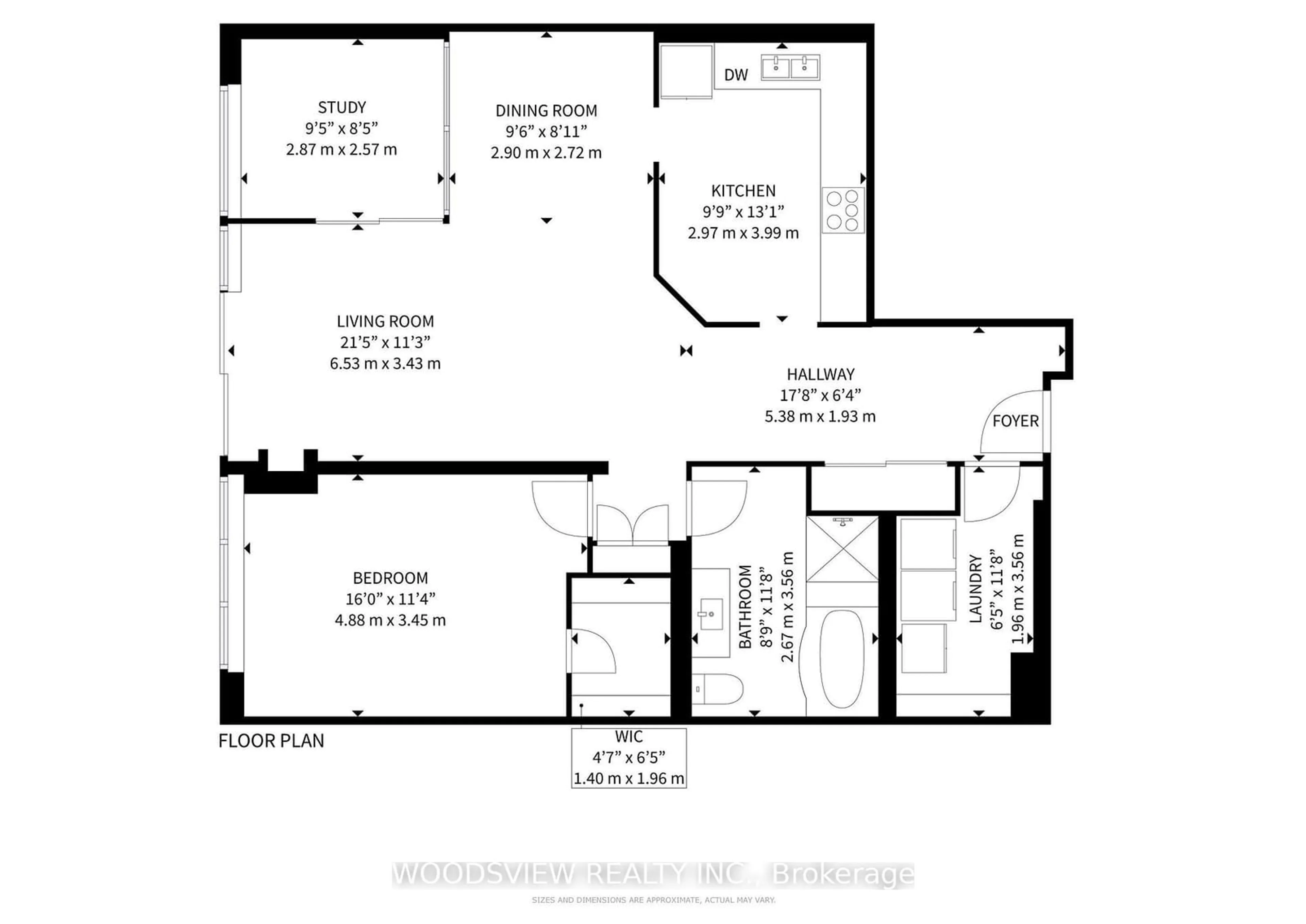 Floor plan for 14924 Yonge St #120, Aurora Ontario L4G 6H7