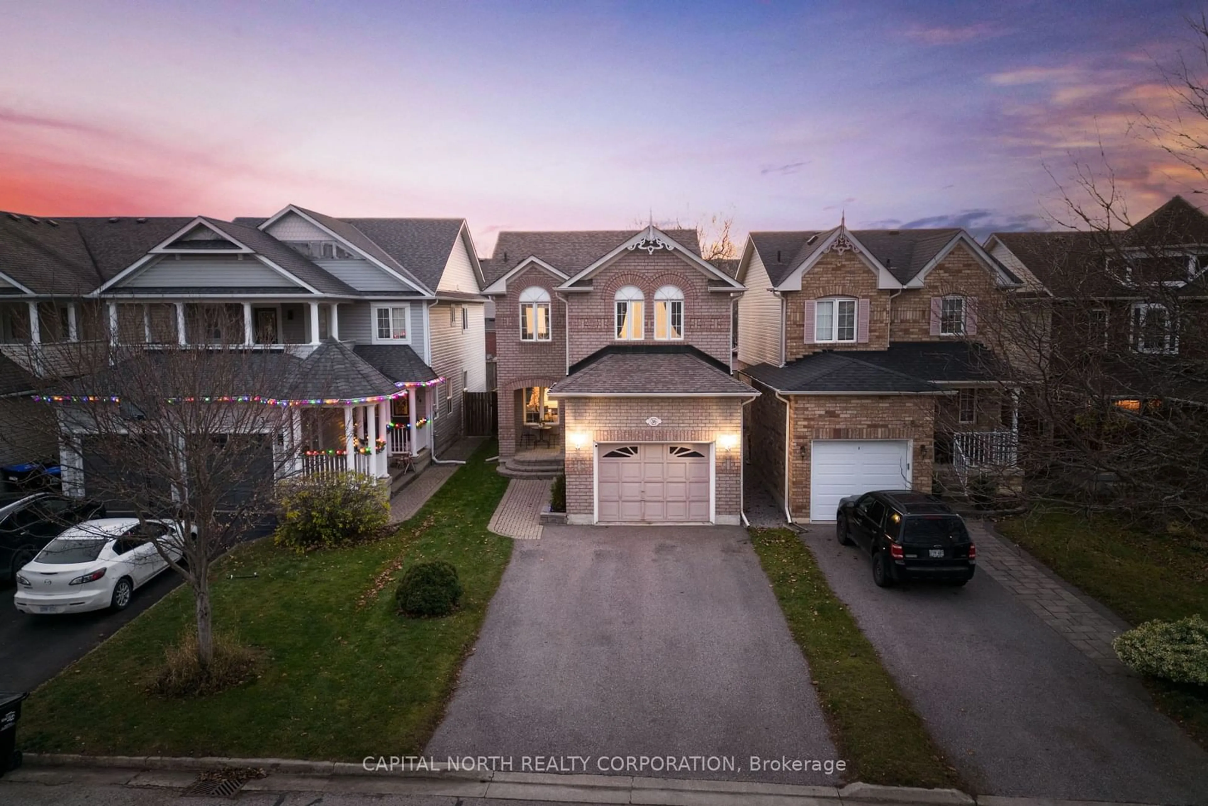 A pic from outside/outdoor area/front of a property/back of a property/a pic from drone, street for 36 Mccurdy Dr, New Tecumseth Ontario L0G 1W0