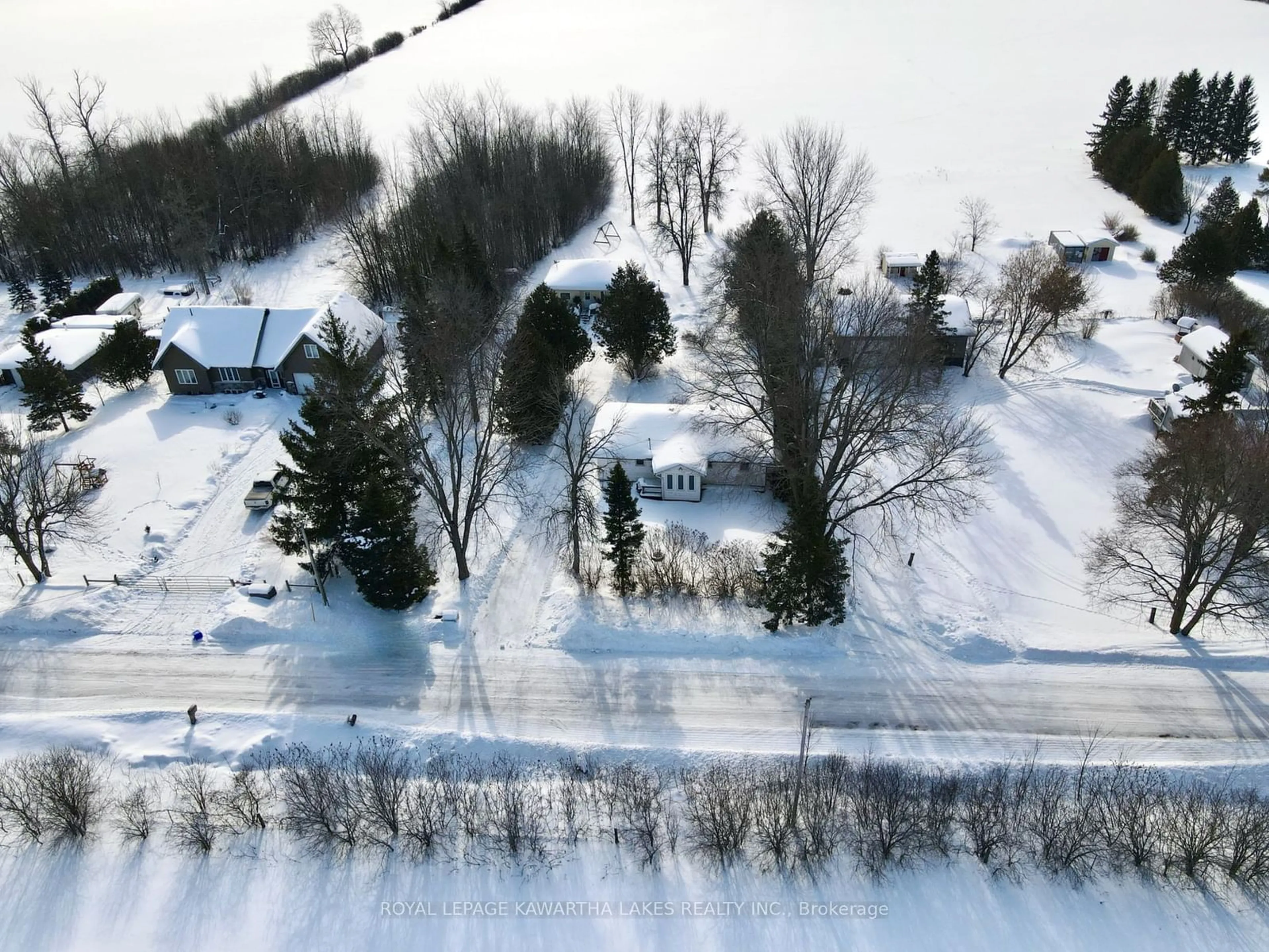 A pic from outside/outdoor area/front of a property/back of a property/a pic from drone, street for B680 & B682 Concession 2 Rd, Brock Ontario L0K 1A0