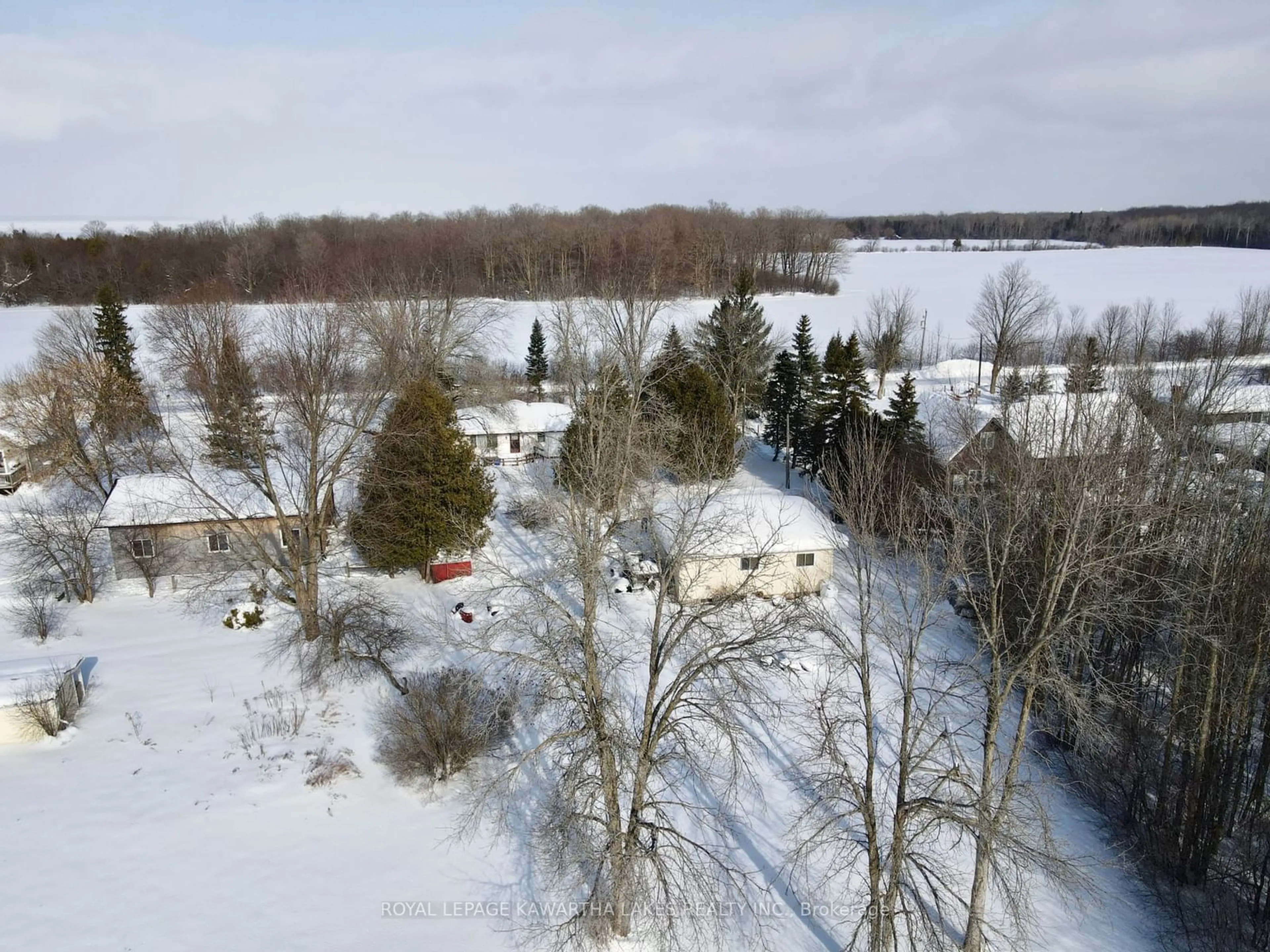 A pic from outside/outdoor area/front of a property/back of a property/a pic from drone, water/lake/river/ocean view for B680 & B682 Concession 2 Rd, Brock Ontario L0K 1A0