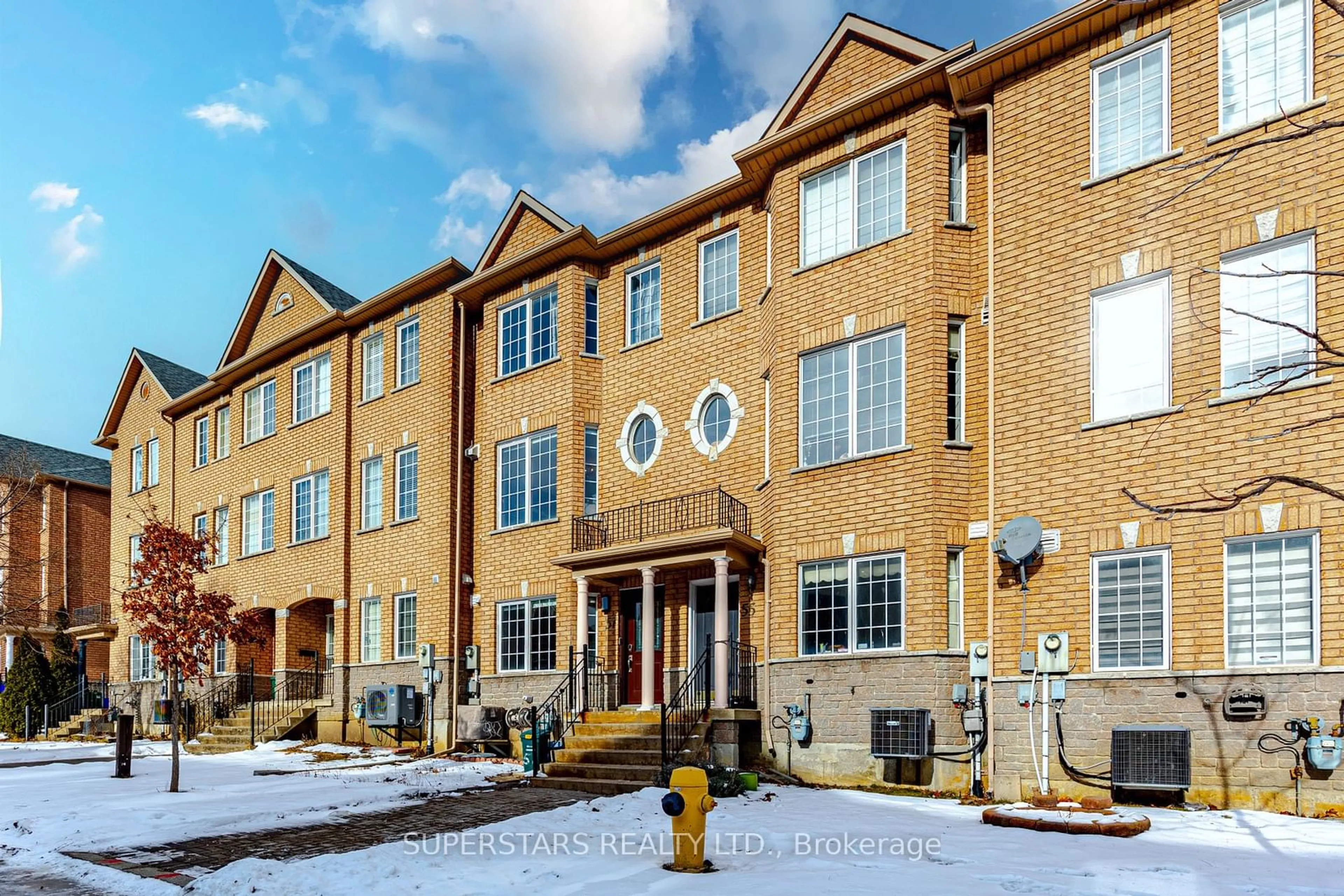 Home with brick exterior material, building for 57 Leitchcroft Cres, Markham Ontario L3T 7T9