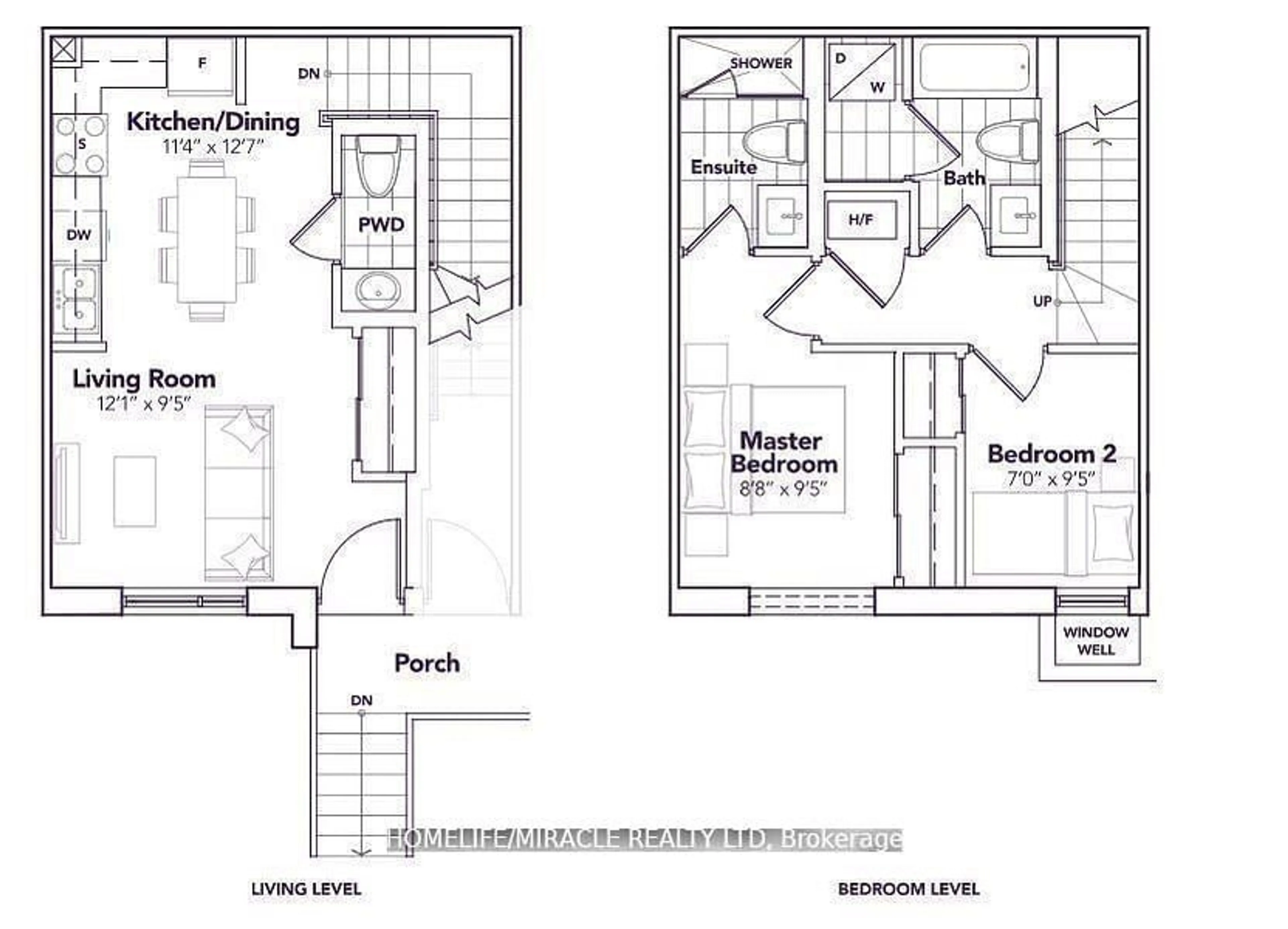 Floor plan for 9580 Islington Ave #134, Vaughan Ontario L4H 5E8