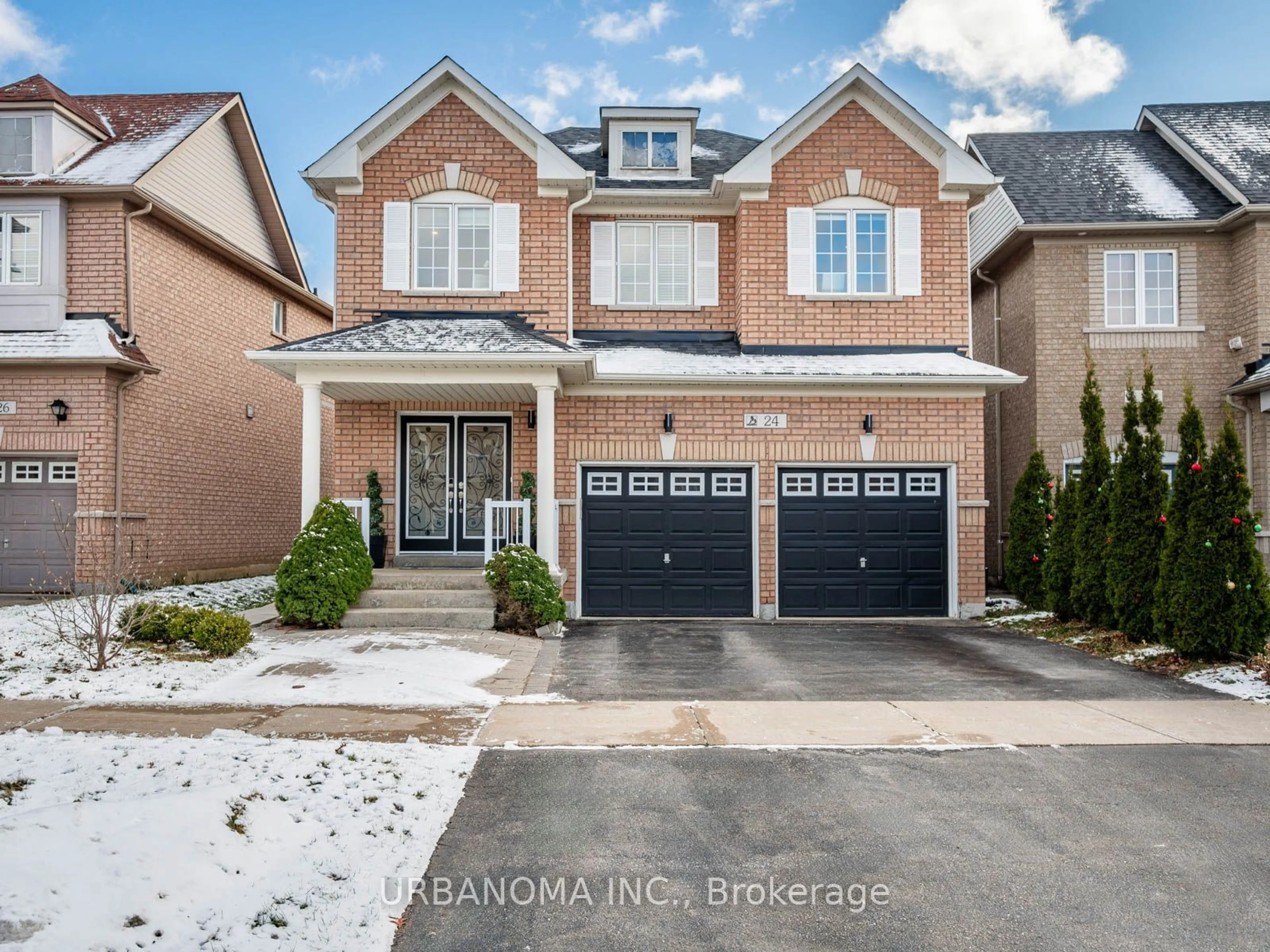 Home with brick exterior material, street for 24 Palmette Dr, Richmond Hill Ontario L4E 5A4