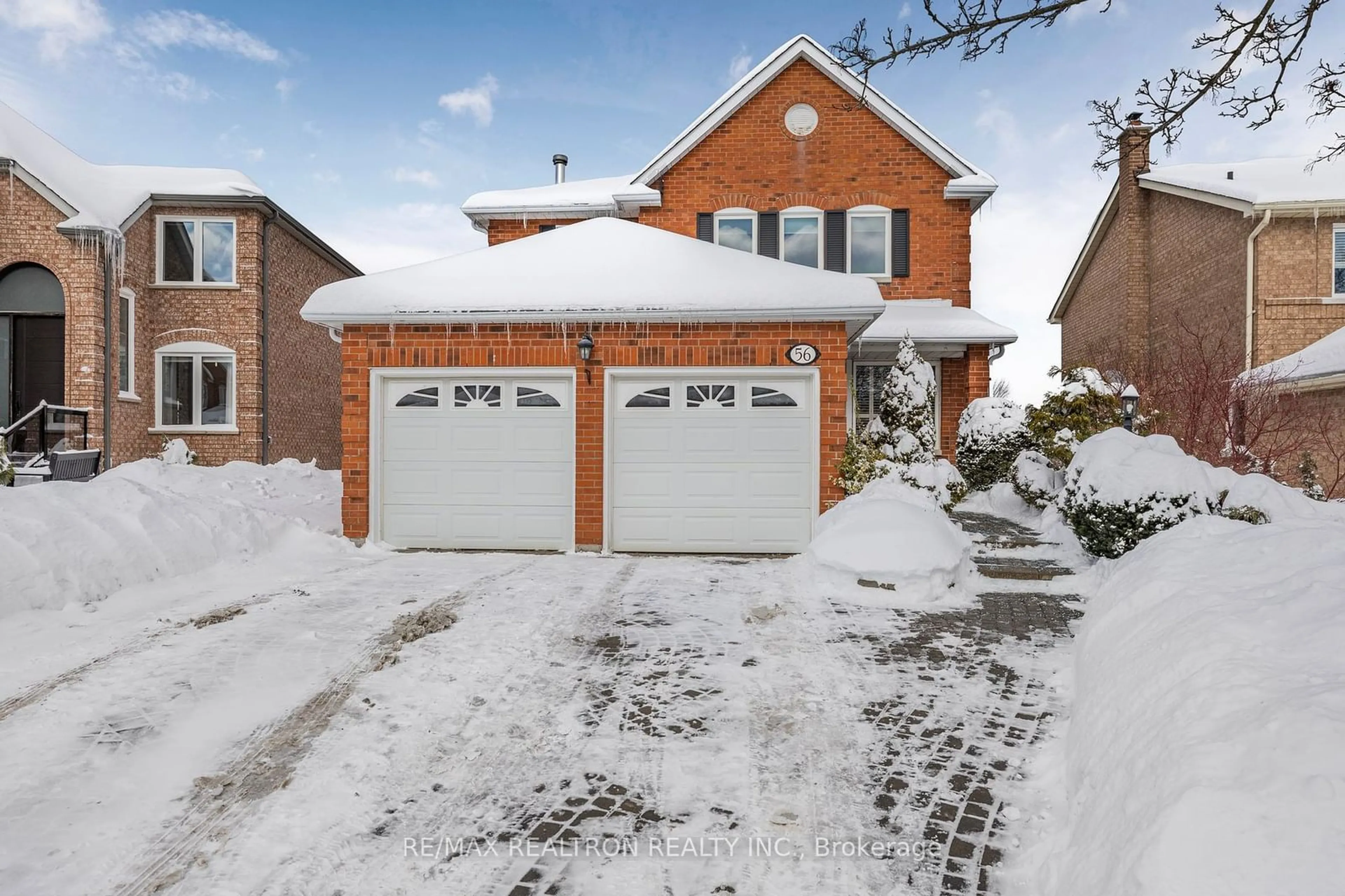 Home with brick exterior material, street for 56 Beechbrooke Way, Aurora Ontario L4G 6N7