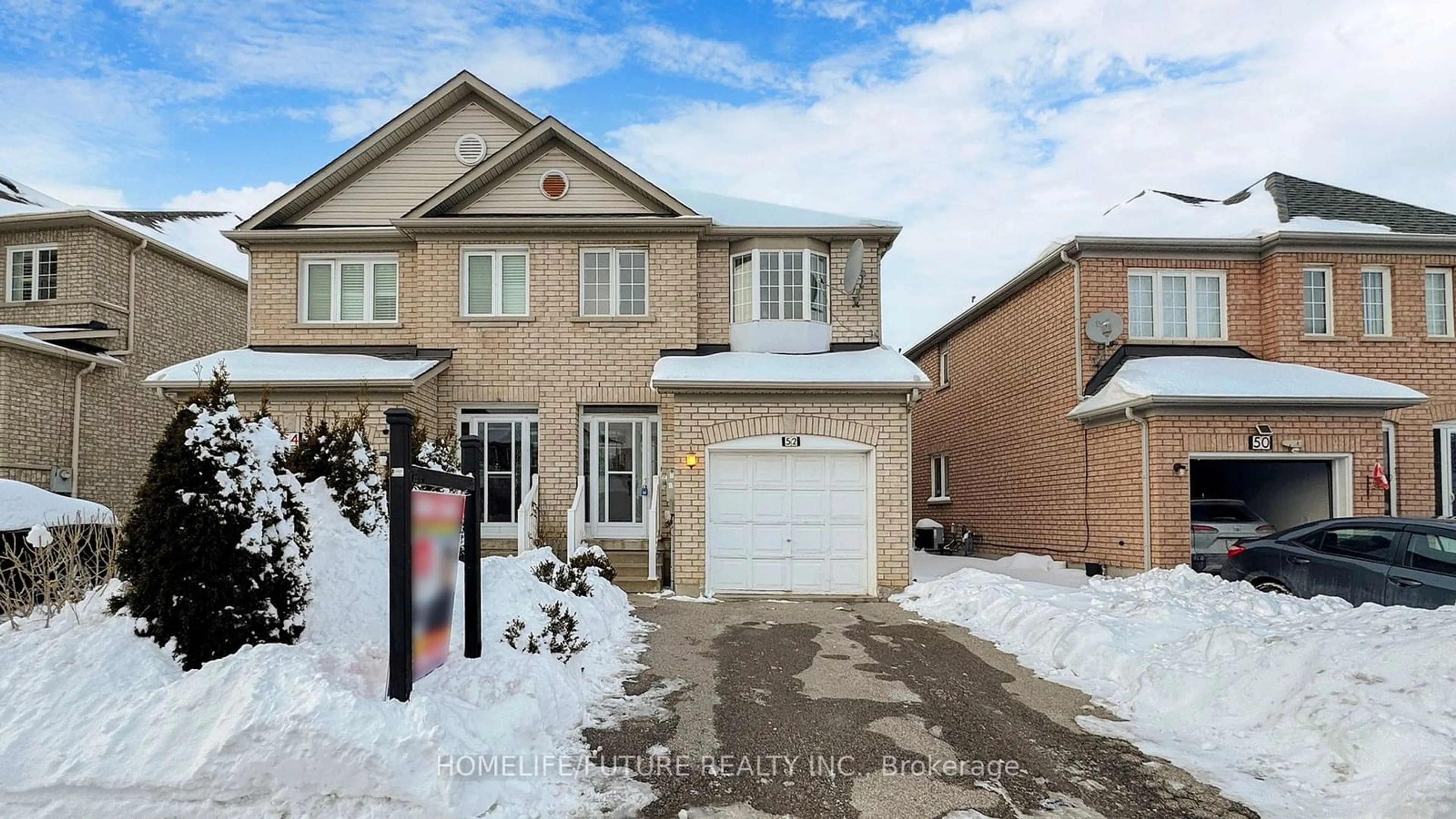 Home with brick exterior material, street for 52 Monique Crt, Markham Ontario L3S 4S5