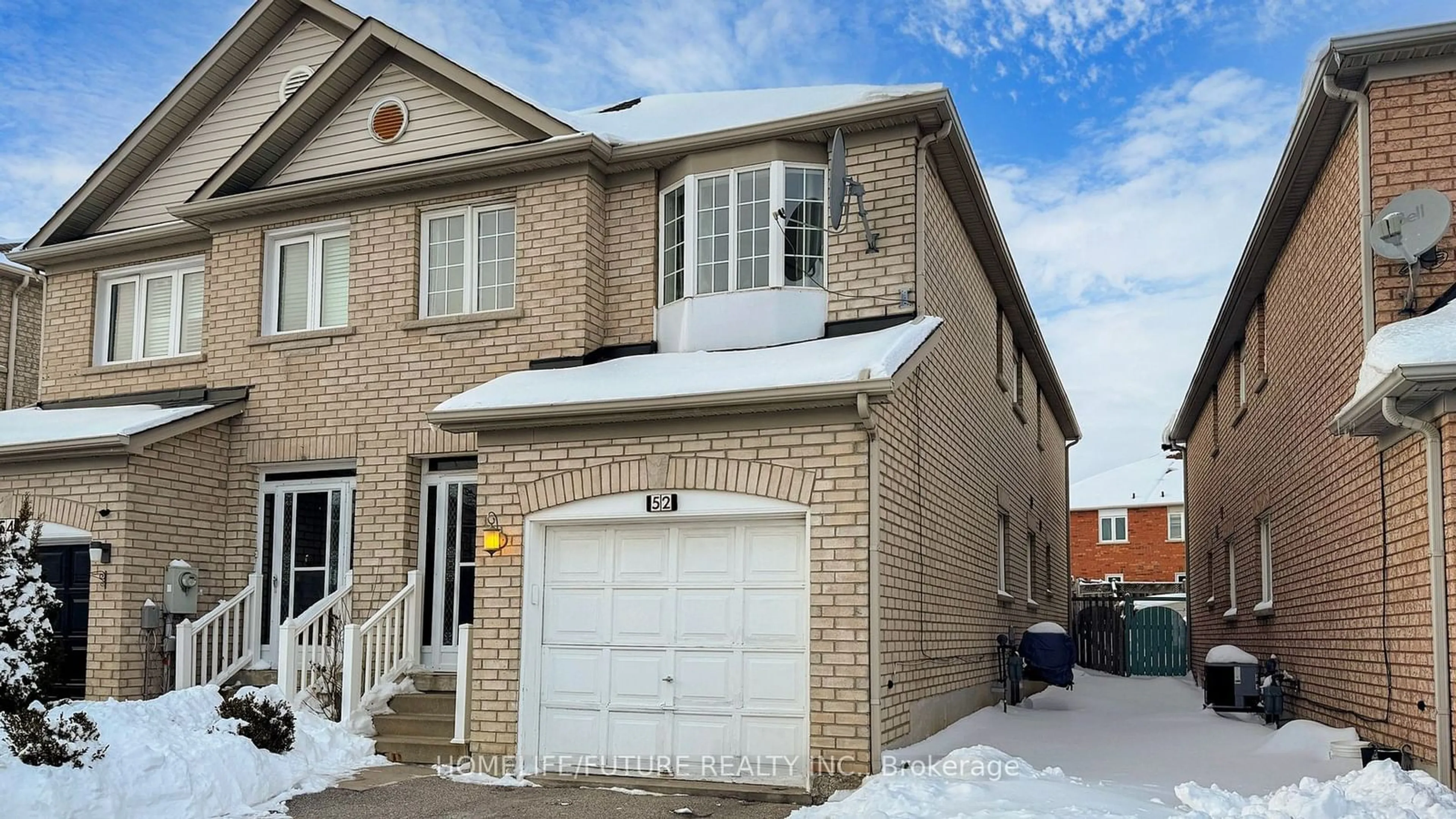 Home with brick exterior material, street for 52 Monique Crt, Markham Ontario L3S 4S5