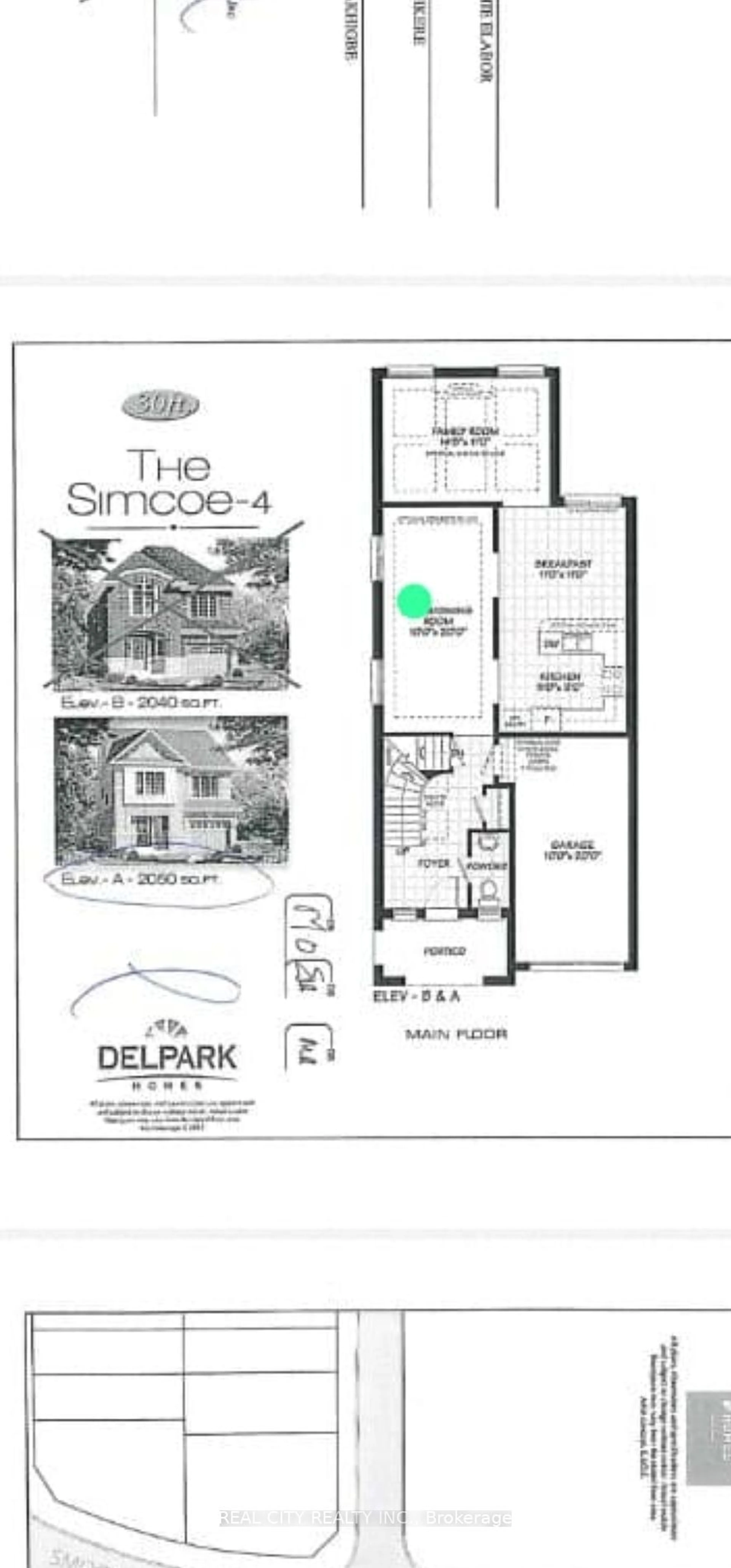 Floor plan for Lot 35E Heather Fullerton Rd, Georgina Ontario L0E 1R0