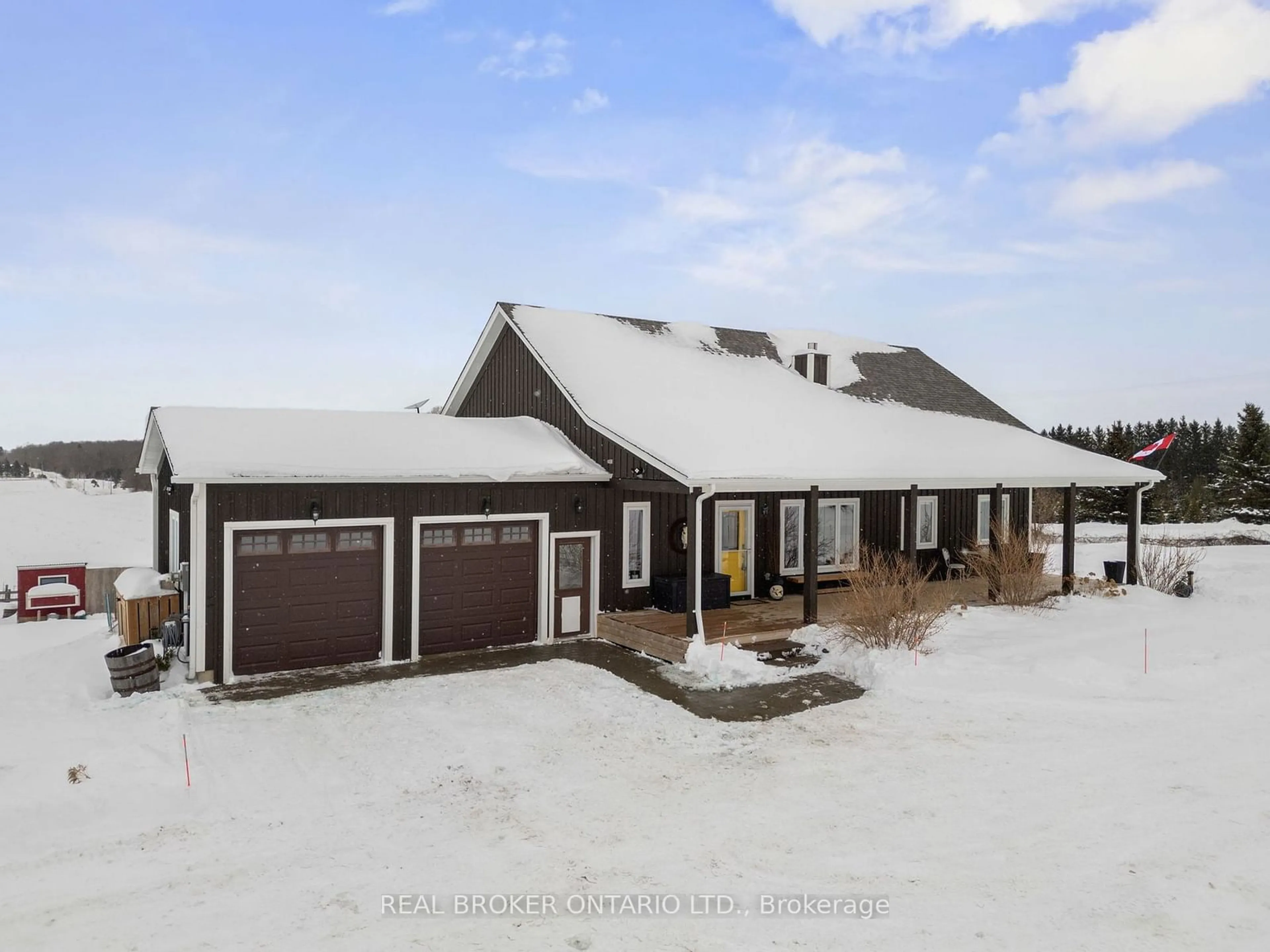 A pic from outside/outdoor area/front of a property/back of a property/a pic from drone, street for 9194 Tandragee Rd, Adjala-Tosorontio Ontario L9W 2Z2