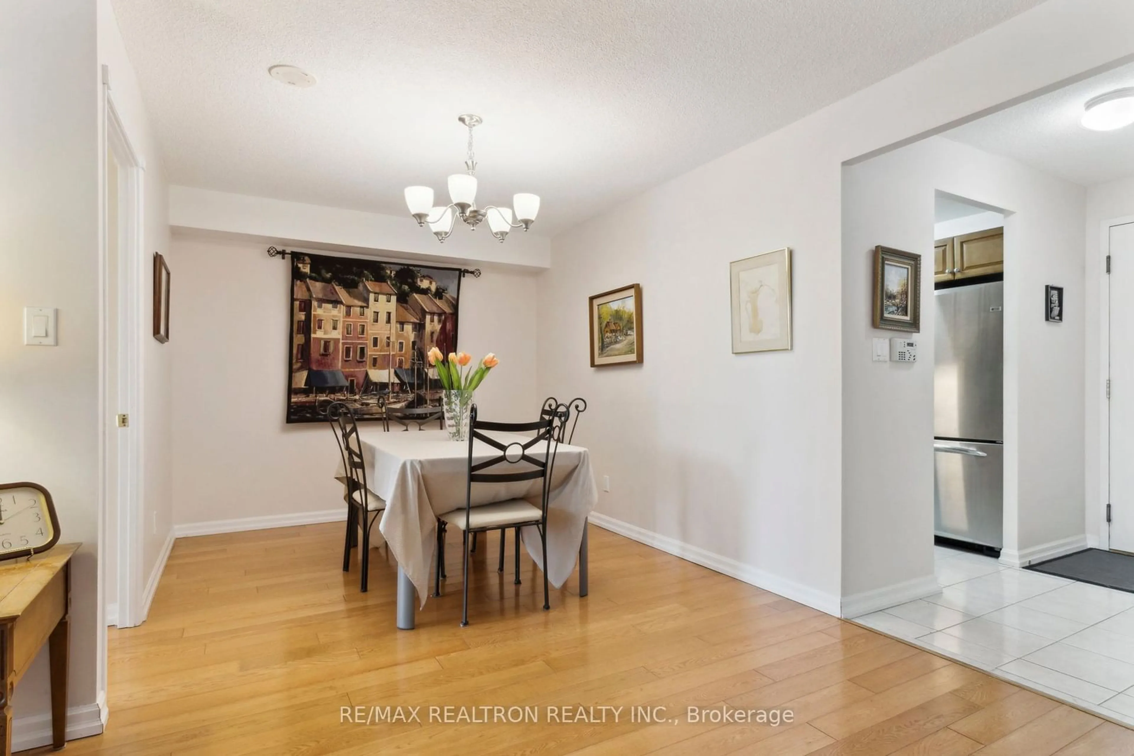 Dining room, wood/laminate floor for 850 Steeles Ave #306, Vaughan Ontario L4J 8E7