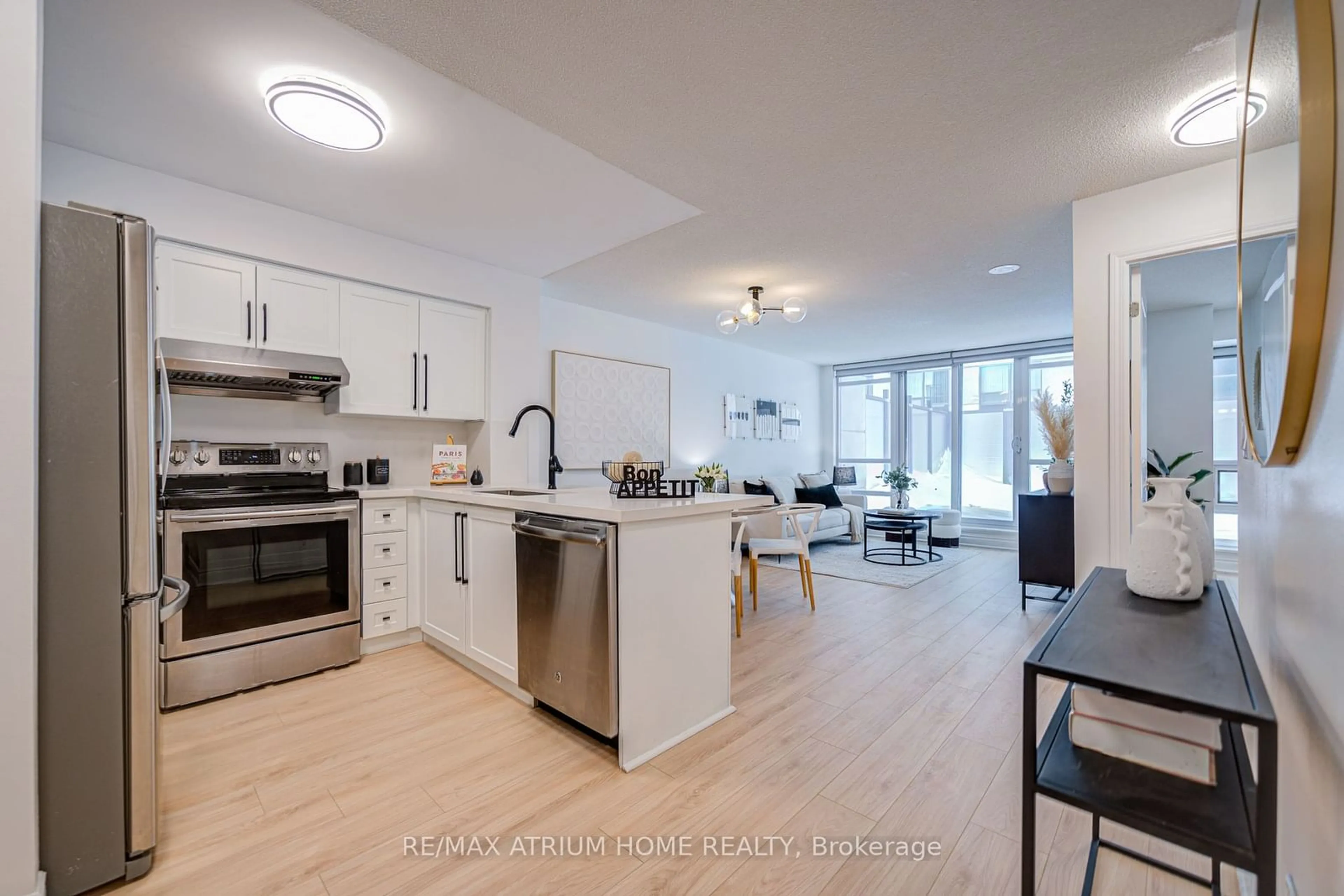 Open concept kitchen, unknown for 75 South Town Centre Blvd #209, Markham Ontario L6G 0B3