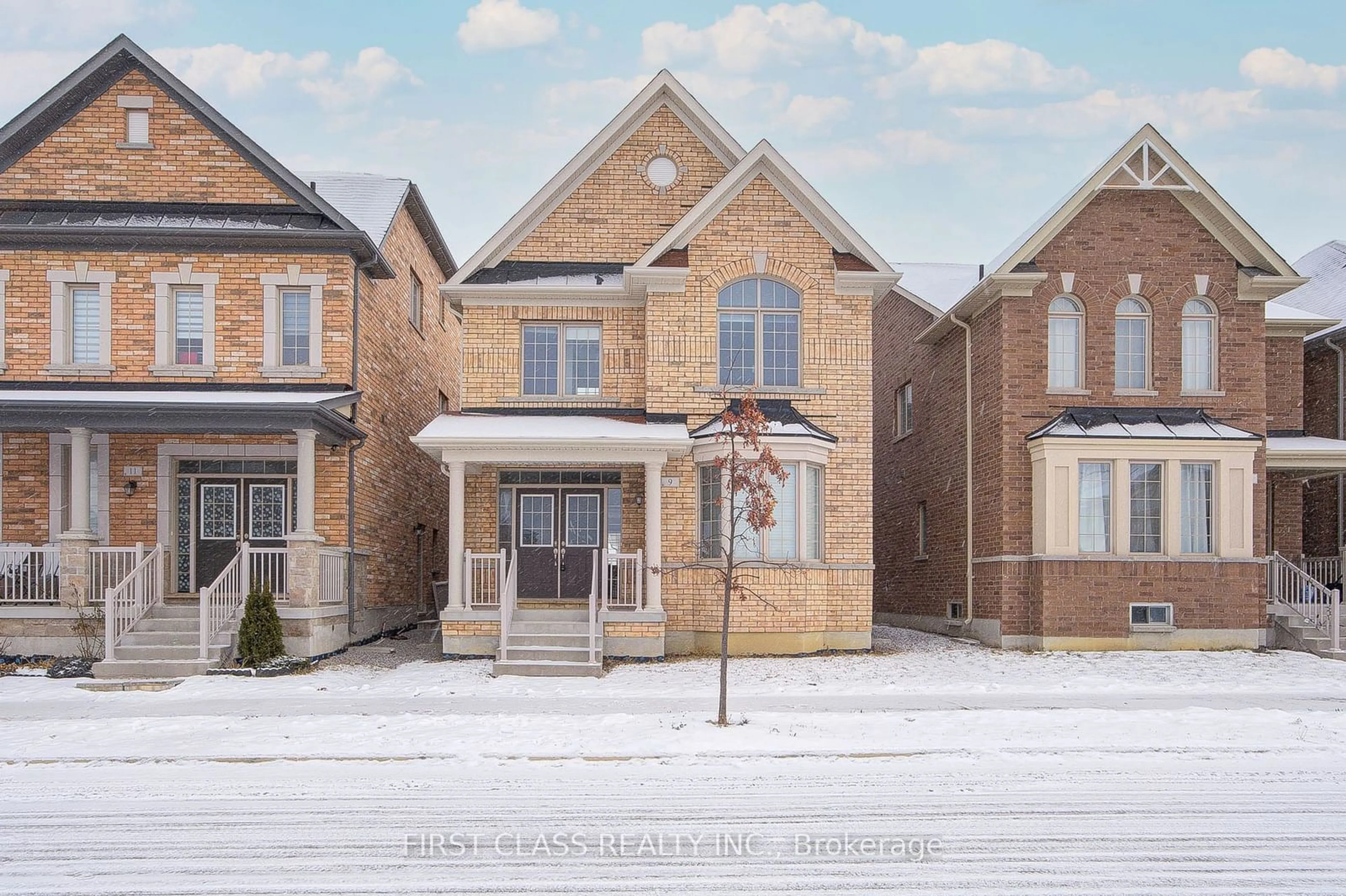 Home with brick exterior material, street for 9 Gordon Landon Dr, Markham Ontario L6B 0X9