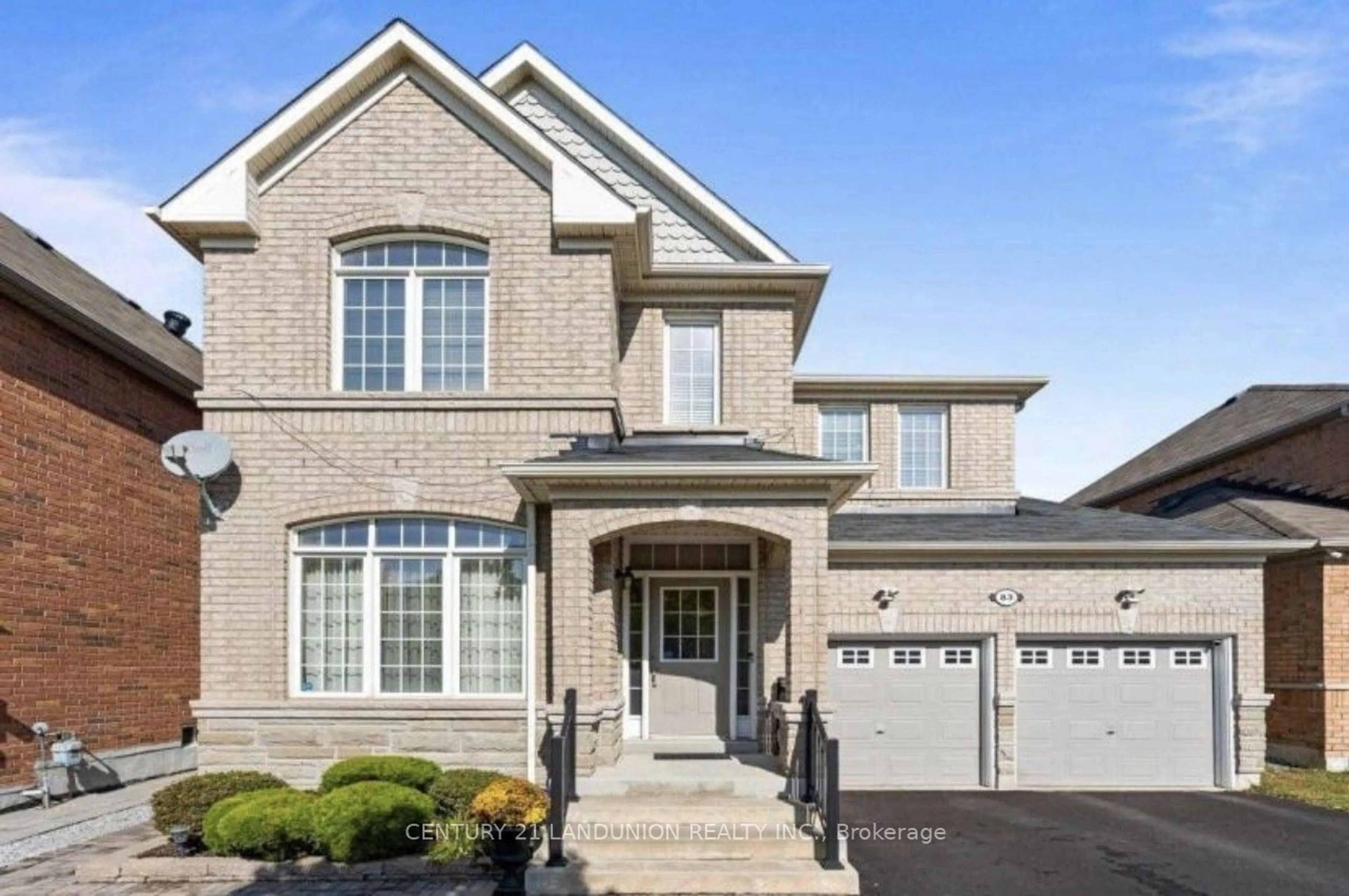 Home with brick exterior material, street for 83 Stonechurch Cres, Markham Ontario L6B 0H4