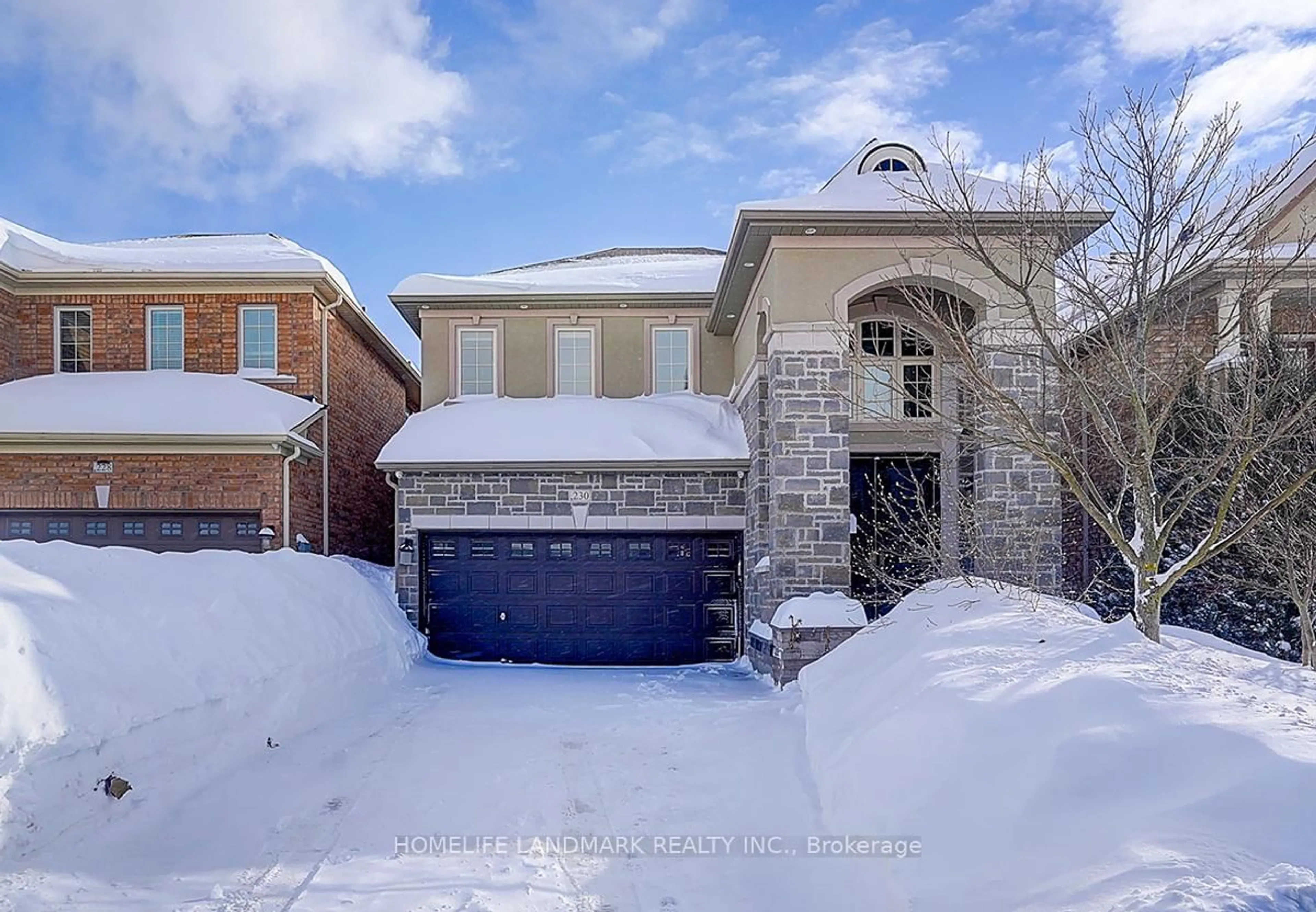 Home with brick exterior material, street for 230 Aspenwood Dr, Newmarket Ontario L3X 3K7