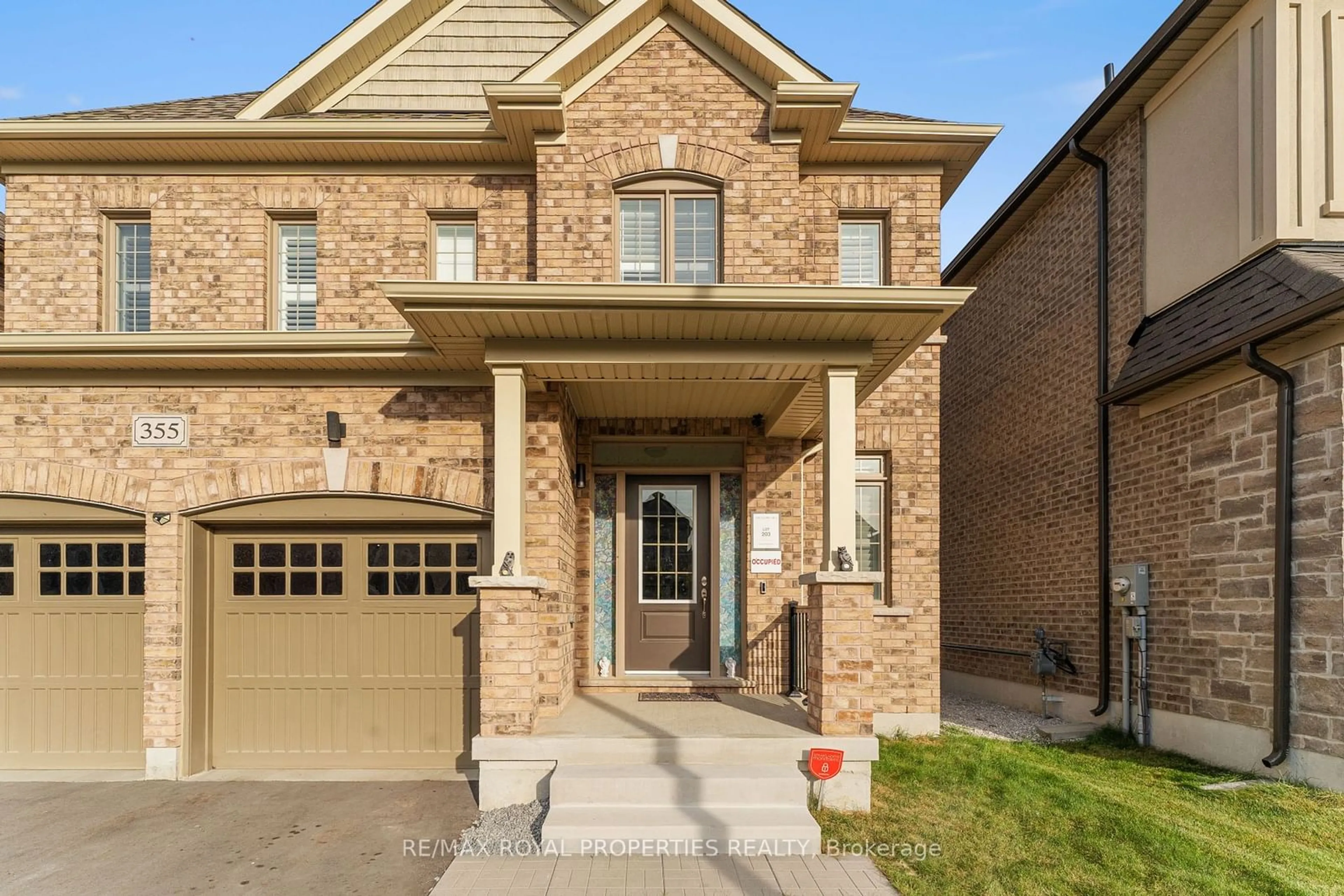 Home with brick exterior material, street for 355 Danny Wheeler Blvd, Georgina Ontario L4P 3C8