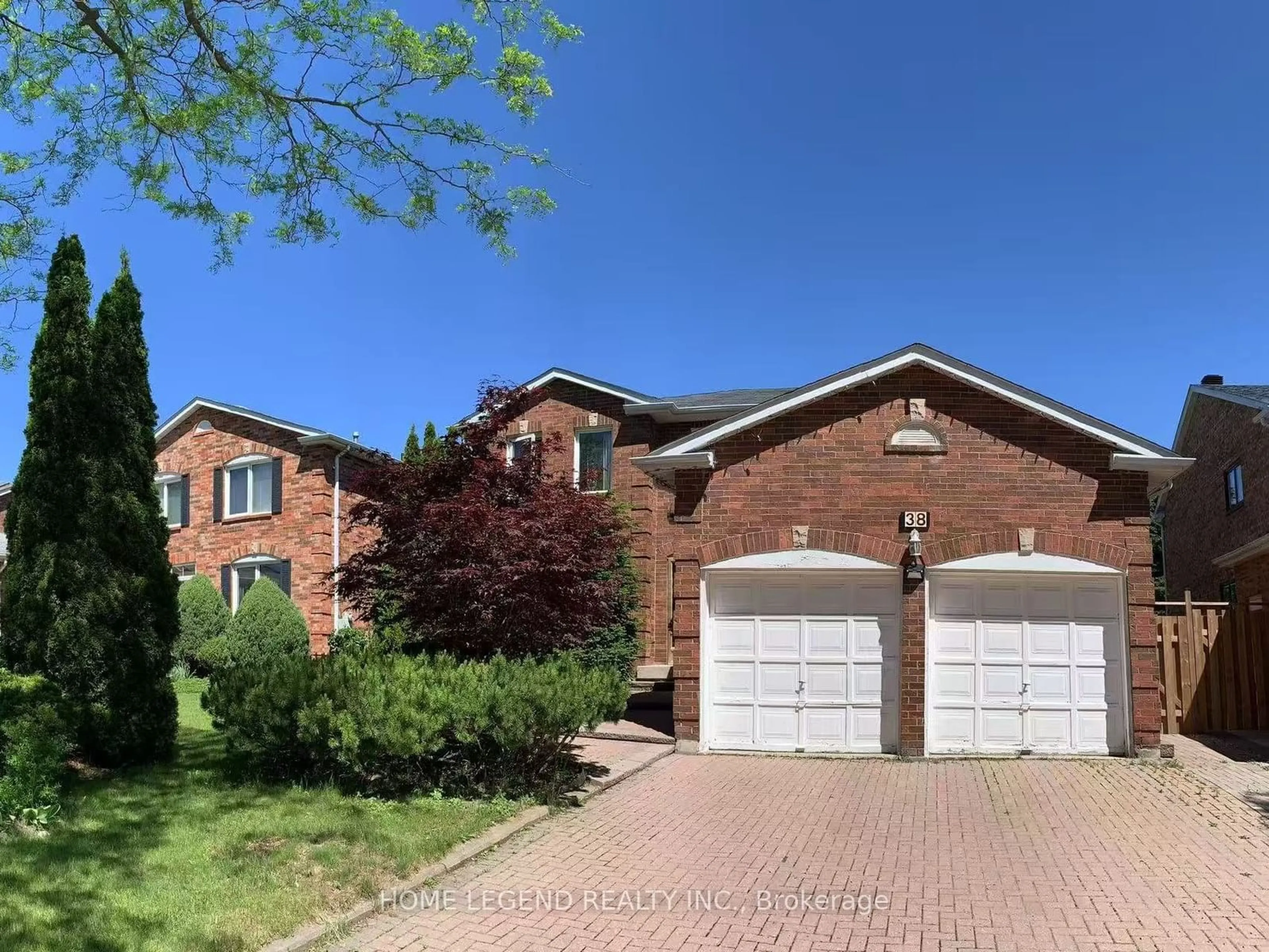 Home with brick exterior material, street for 38 Lancashire Rd, Markham Ontario L3R 8K1