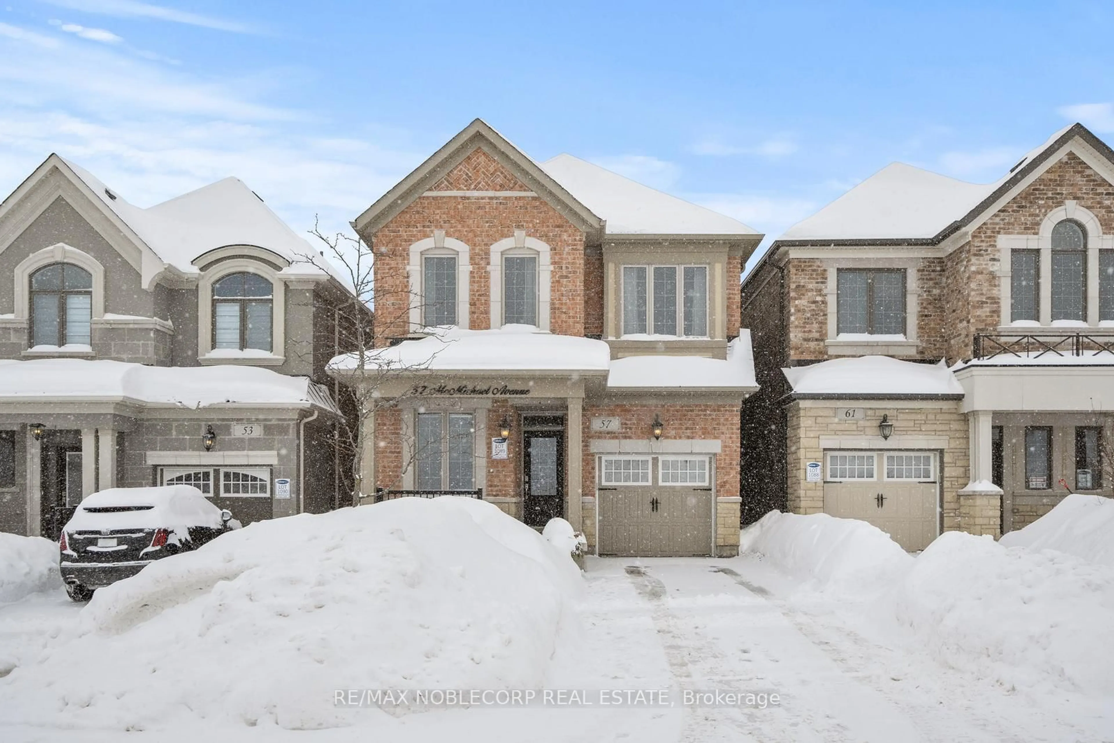 Home with brick exterior material, street for 57 Mc Michael Ave, Vaughan Ontario L4H 4T3