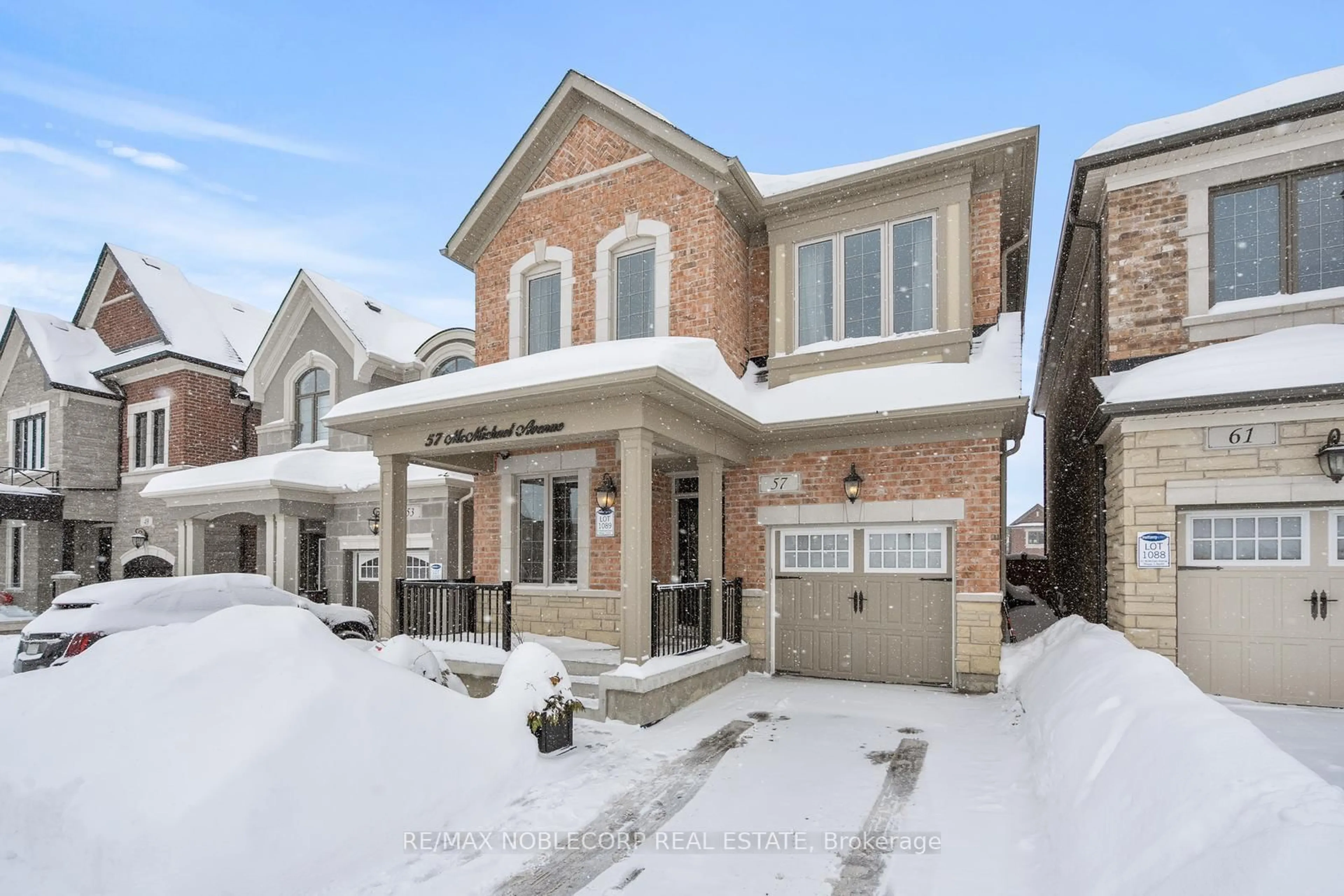 Home with brick exterior material, street for 57 Mc Michael Ave, Vaughan Ontario L4H 4T3