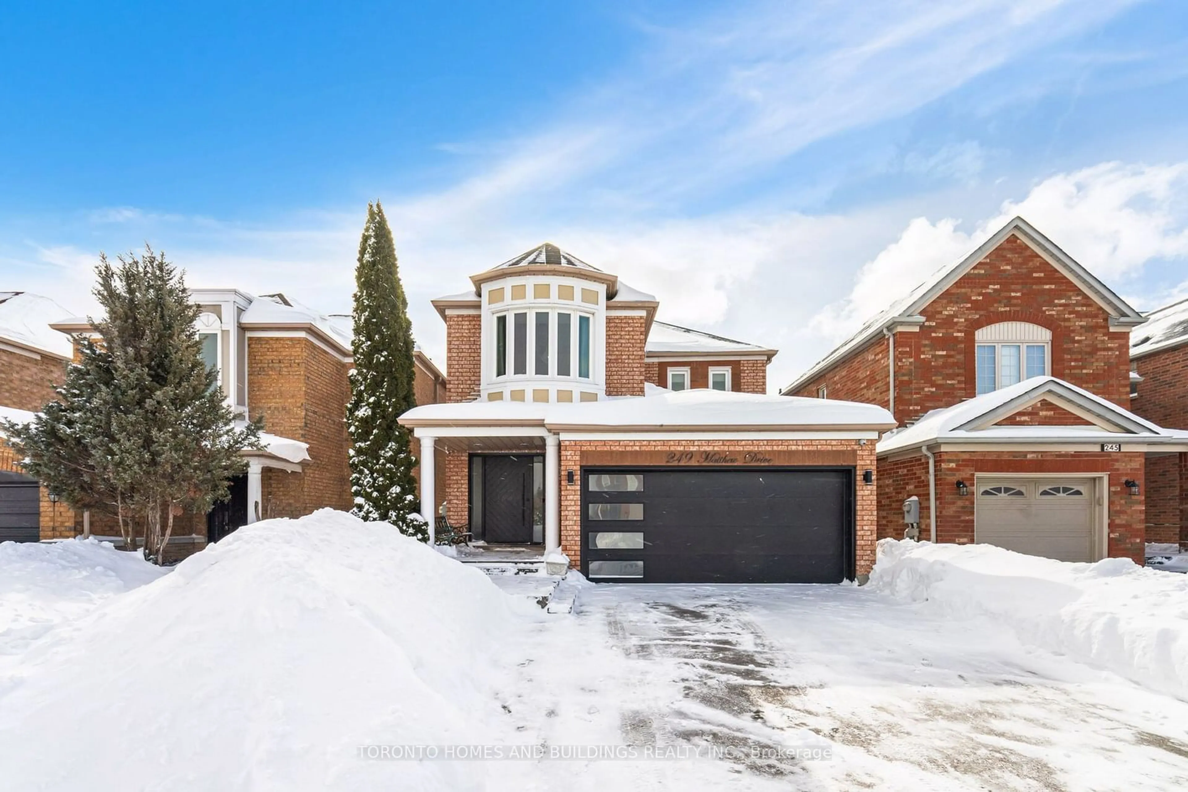 Home with brick exterior material, street for 249 Matthew Dr, Vaughan Ontario L4L 9B4