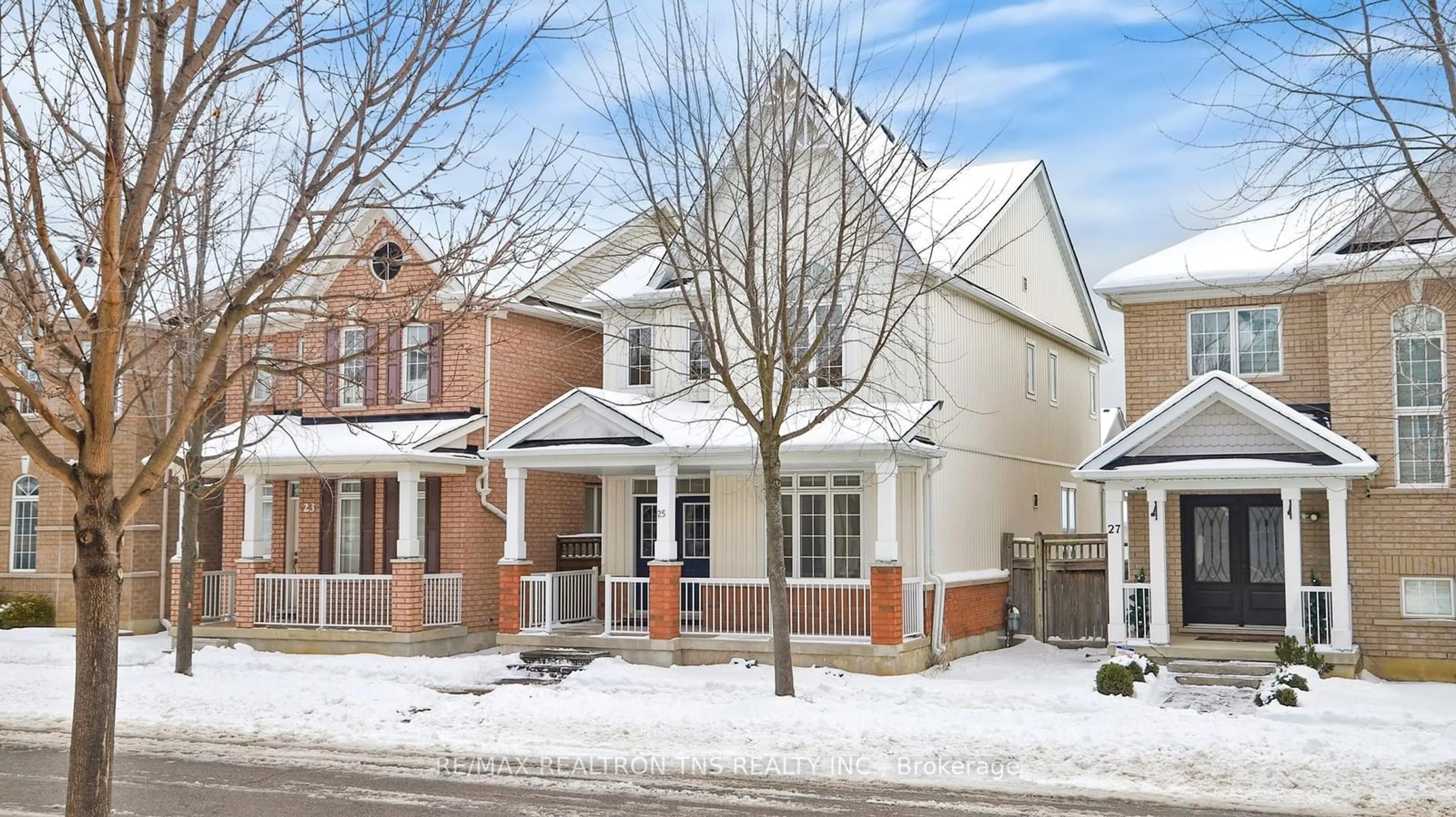 Home with brick exterior material, street for 25 Foxton Rd, Markham Ontario L6B 0N9